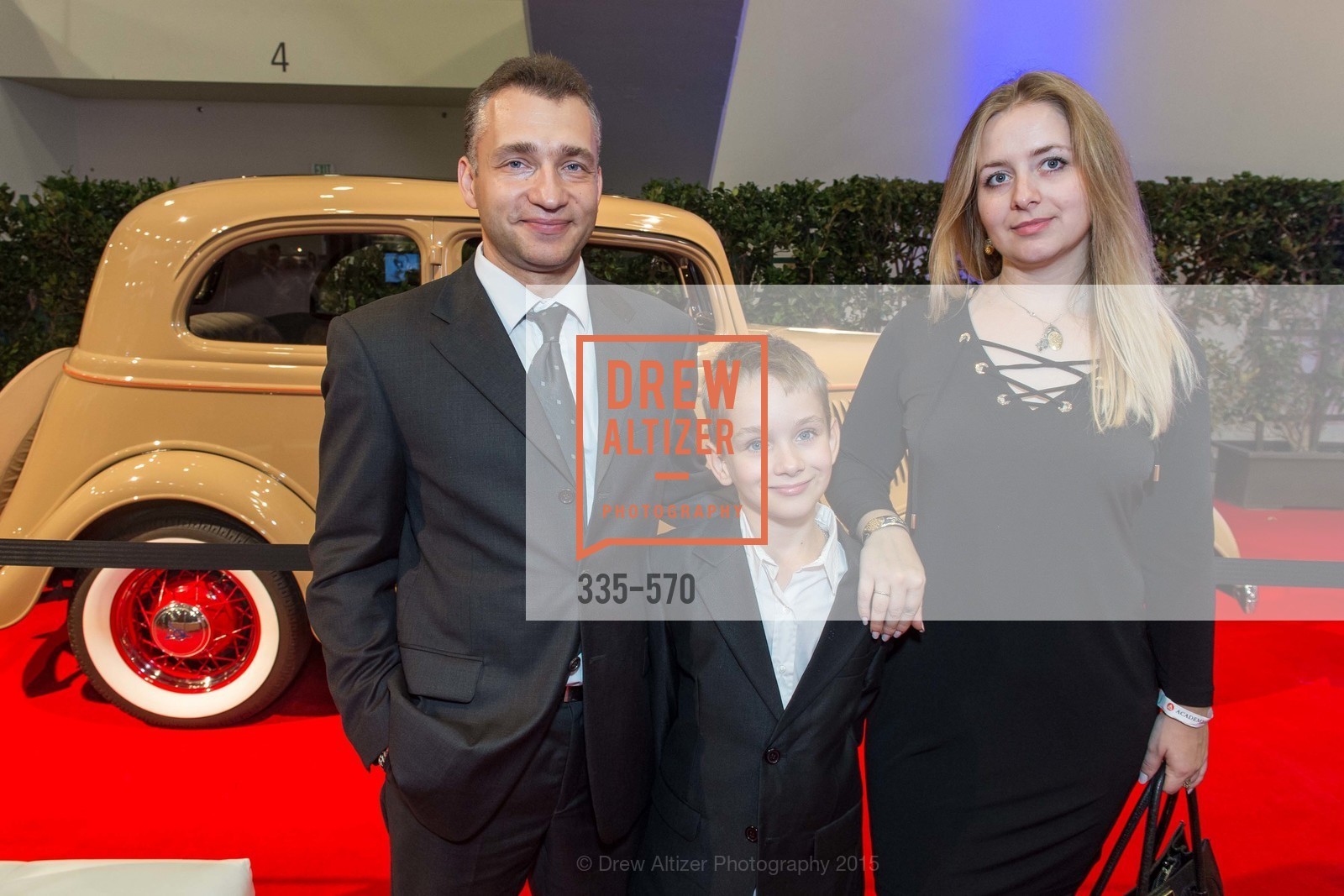 Maxim Gomcharov, Konstantin Gomcharov, Olga Barkaleva, Academy of Art University Reception at the 58th Annual SF International Auto Show, Moscone Convention Center. 747 Howard St, November 20th, 2015, Photo #335-570 Maxim Gomcharov, Konstantin Gomcharov, Olga Barkaleva, Photo #335-570