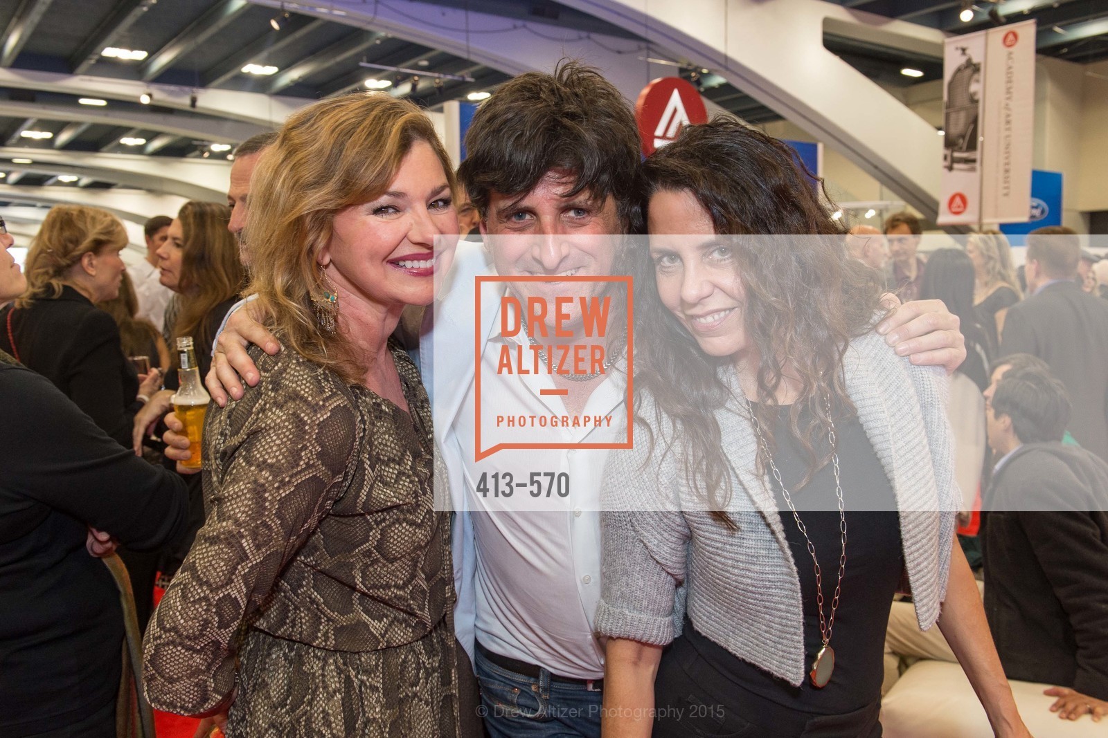 Liz Hill, Mark Ferrari, Gina Domizio, Academy of Art University Reception at the 58th Annual SF International Auto Show, Moscone Convention Center. 747 Howard St, November 20th, 2015,Drew Altizer, Drew Altizer Photography, full-service agency, private events, San Francisco photographer, photographer california