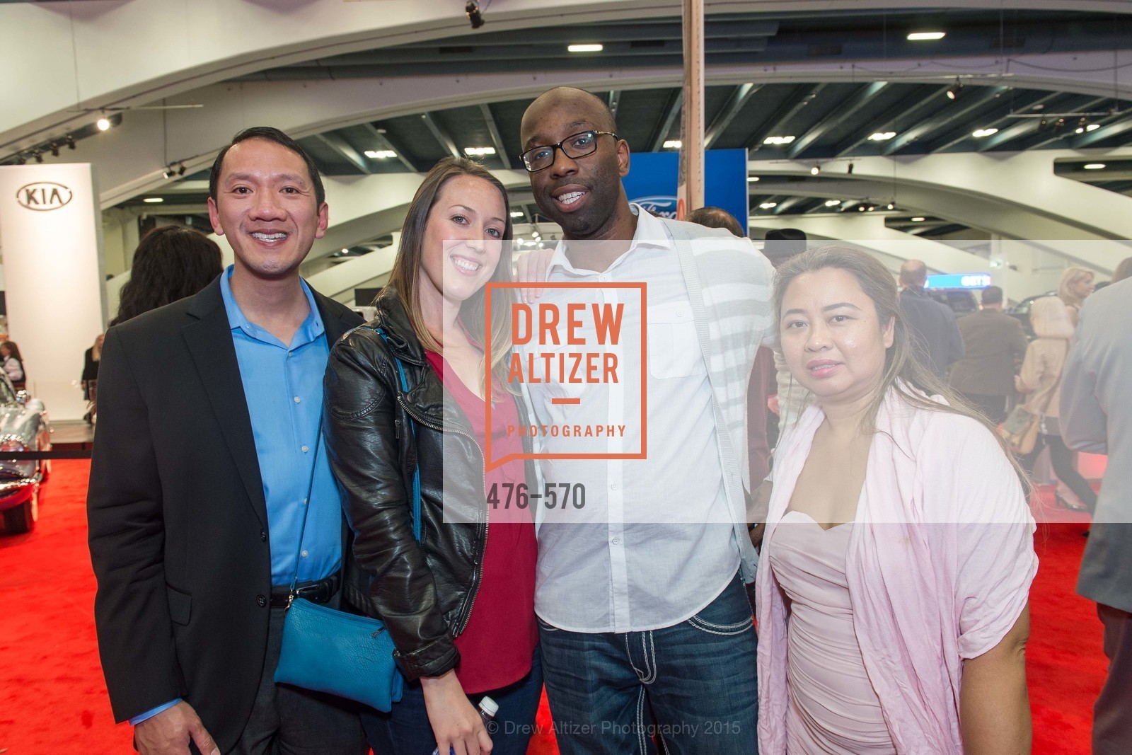 David Lee, Sarah Ballard-Hanson, Ola Sanusi, Catharina Lee, Academy of Art University Reception at the 58th Annual SF International Auto Show, Moscone Convention Center. 747 Howard St, November 20th, 2015, Photo #476-570 David Lee, Sarah Ballard-Hanson, Ola Sanusi, Catharina Lee, Photo #476-570