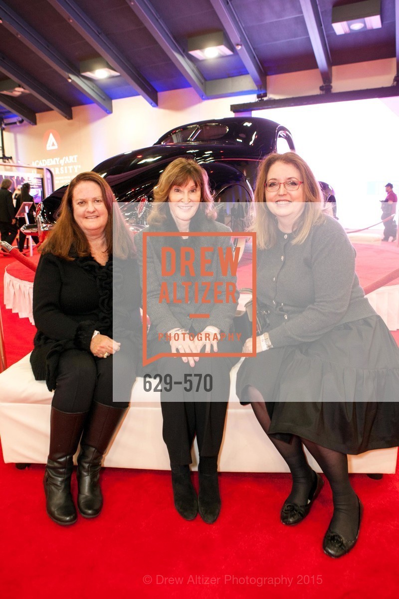 Denise Gage, Bonnie McElfresh, Belinda Steyer, Academy of Art University Reception at the 58th Annual SF International Auto Show, Moscone Convention Center. 747 Howard St, November 20th, 2015,Drew Altizer, Drew Altizer Photography, full-service event agency, private events, San Francisco photographer, photographer California