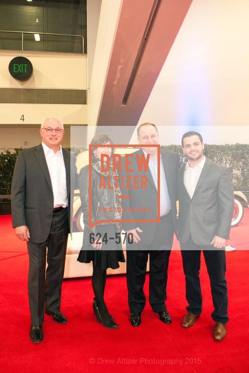 Mike Common, Nancy Common, Bruce Ferrario, Gino Ferrario, Academy of Art University Reception at the 58th Annual SF International Auto Show, Moscone Convention Center. 747 Howard St, November 20th, 2015,Drew Altizer, Drew Altizer Photography, full-service agency, private events, San Francisco photographer, photographer california