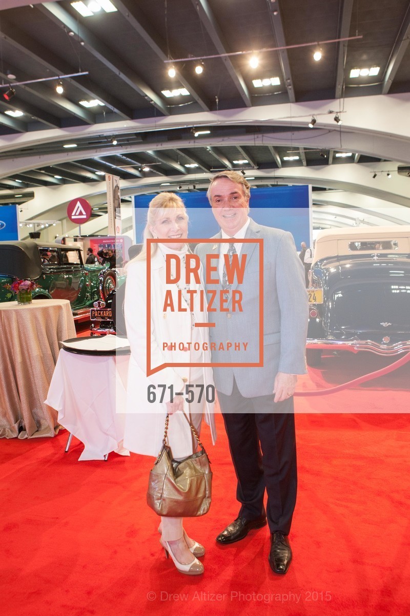 Cindy McGrane, Tim McGrane, Academy of Art University Reception at the 58th Annual SF International Auto Show, Moscone Convention Center. 747 Howard St, November 20th, 2015, Photo #671-570 Cindy McGrane, Tim McGrane, Photo #671-570