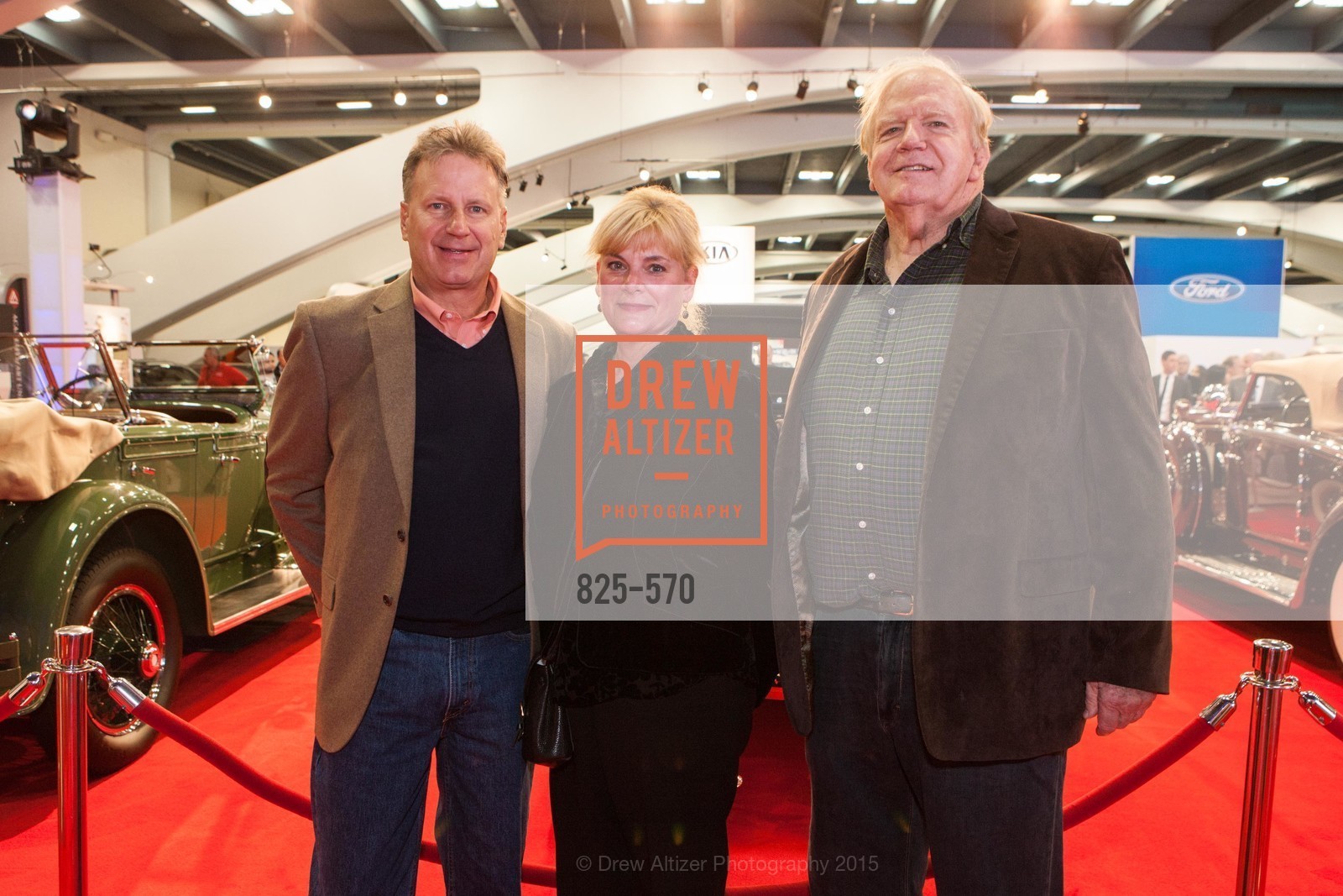 Tom Niedernhofer, Shelley Niedernhofer, Ron Kimball, Academy of Art University Reception at the 58th Annual SF International Auto Show, Moscone Convention Center. 747 Howard St, November 20th, 2015, Photo #825-570 Tom Niedernhofer, Shelley Niedernhofer, Ron Kimball, Photo #825-570