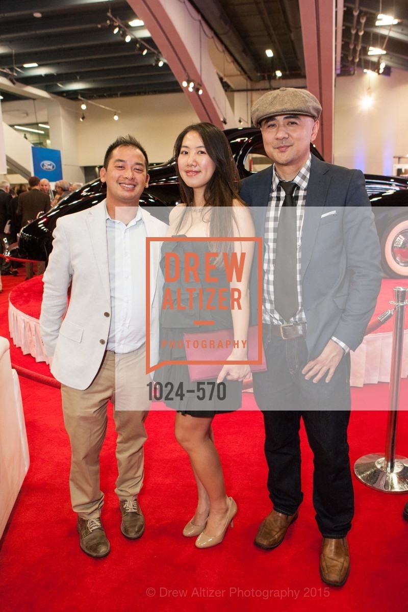 Sherwin Lee, Cathy Yin, Mark Javier, Academy of Art University Reception at the 58th Annual SF International Auto Show, Moscone Convention Center. 747 Howard St, November 20th, 2015,Drew Altizer, Drew Altizer Photography, full-service agency, private events, San Francisco photographer, photographer california