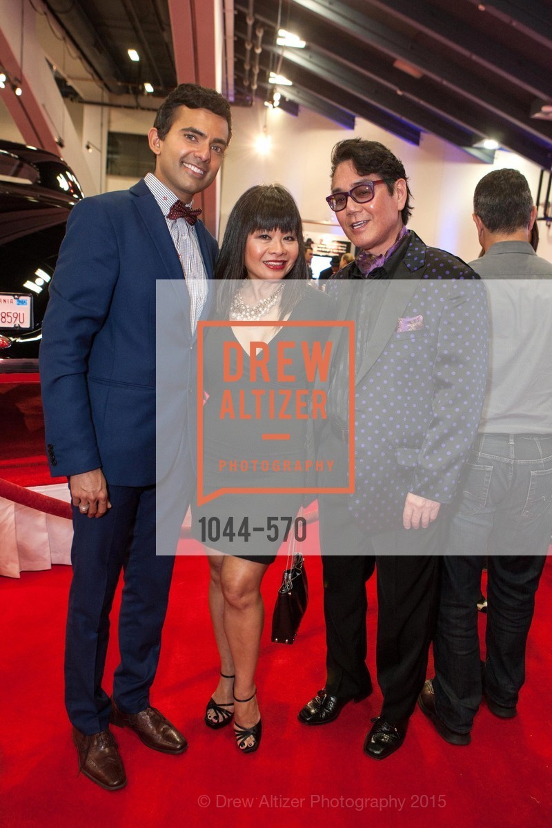 Ken Russell Coelho, Rebecca Delgado, Lawrence Wong, Academy of Art University Reception at the 58th Annual SF International Auto Show, Moscone Convention Center. 747 Howard St, November 20th, 2015, Photo #1044-570 Ken Russell Coelho, Rebecca Delgado, Lawrence Wong, Photo #1044-570