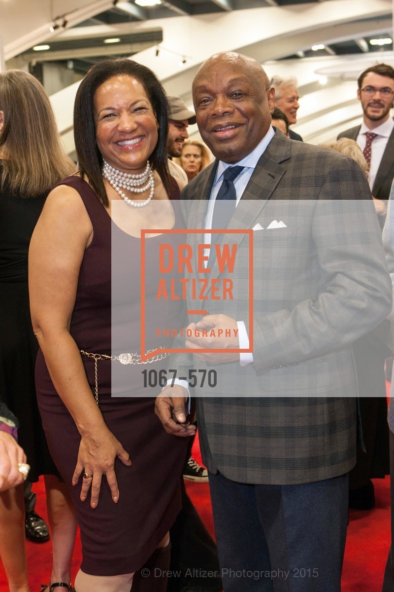 Karen Clopton, Willie Brown, Academy of Art University Reception at the 58th Annual SF International Auto Show, Moscone Convention Center. 747 Howard St, November 20th, 2015,Drew Altizer, Drew Altizer Photography, full-service agency, private events, San Francisco photographer, photographer california