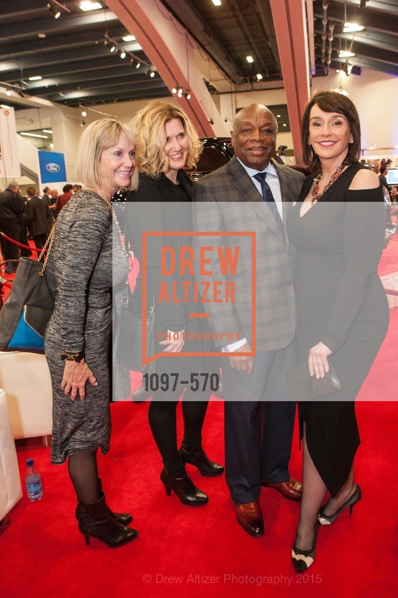 Renee Huber, Willie Brown, Elisa Stephens, Academy of Art University Reception at the 58th Annual SF International Auto Show, Moscone Convention Center. 747 Howard St, November 20th, 2015, Photo #1097-570 Renee Huber, Willie Brown, Elisa Stephens, Photo #1097-570