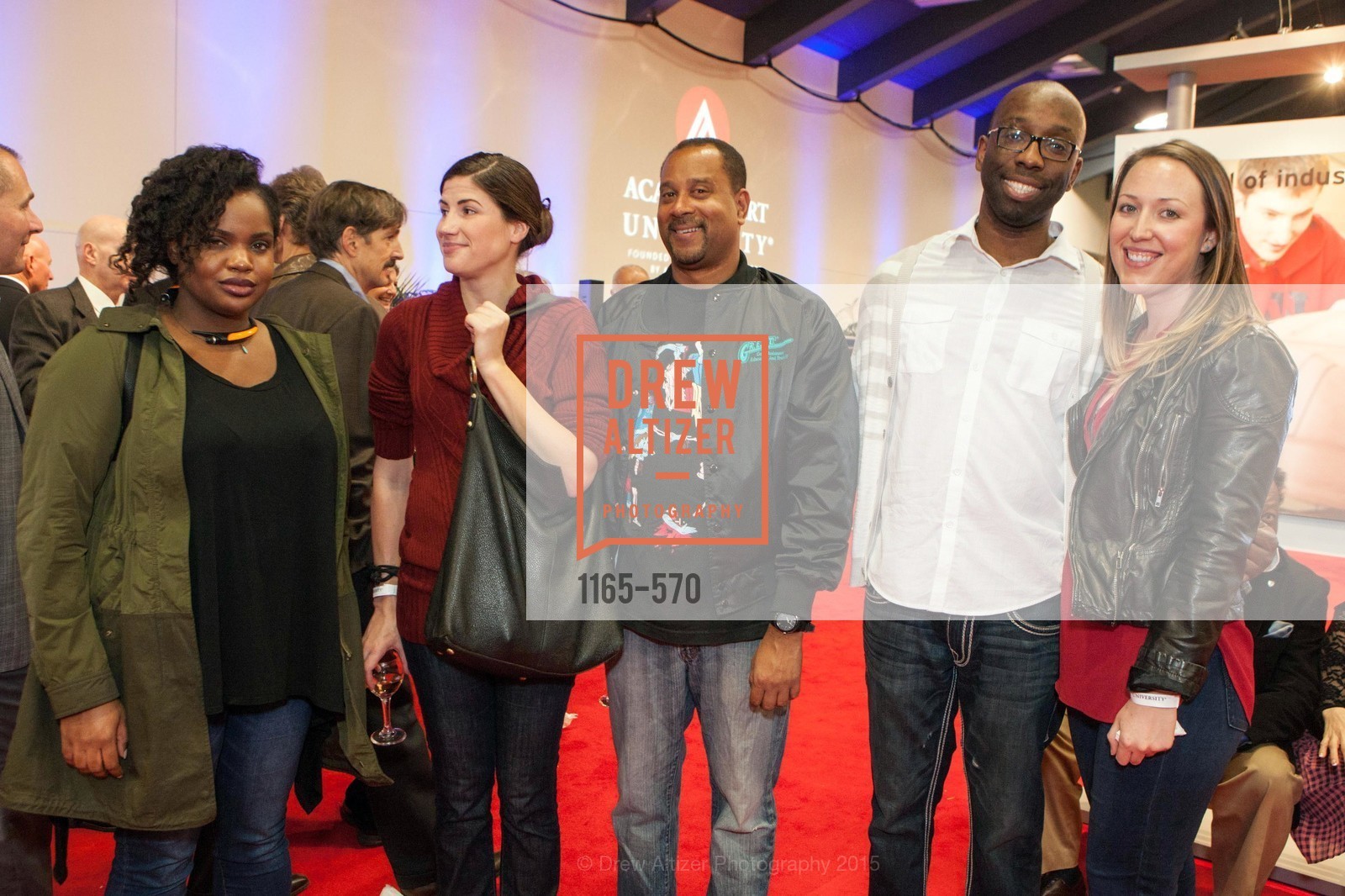 Veronica Shelton, Cathy Hausen, Faran Thomason, Ola Sanusi, Sara Ballard-Hanson, Academy of Art University Reception at the 58th Annual SF International Auto Show, Moscone Convention Center. 747 Howard St, November 20th, 2015,Drew Altizer, Drew Altizer Photography, full-service agency, private events, San Francisco photographer, photographer california
