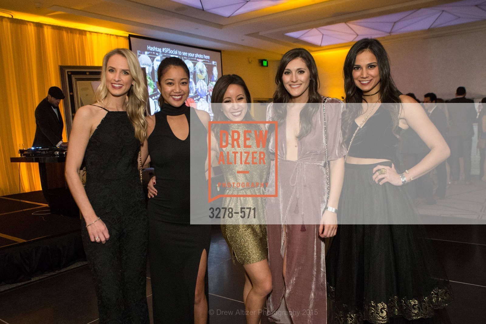 Kristin Falk, Sharina Tiamdon, Katie Hume, Aly Wente, Ari Parite, The 10th Annual San Francisco Social, W Hotel. 181 3rd St, November 21st, 2015,Drew Altizer, Drew Altizer Photography, full-service agency, private events, San Francisco photographer, photographer california