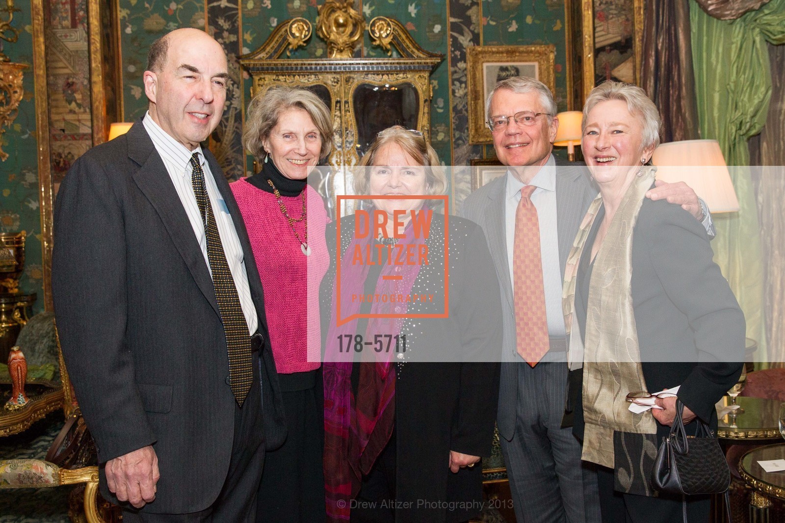 Robert Levenson, Susan Lang, Camilla Smith, George Smith, Ruth Felt, SF Performances Cocktail Reception, US, February 25th, 2013, Photo #178-5711 Robert Levenson, Susan Lang, Camilla Smith, George Smith, Ruth Felt, Photo #178-5711