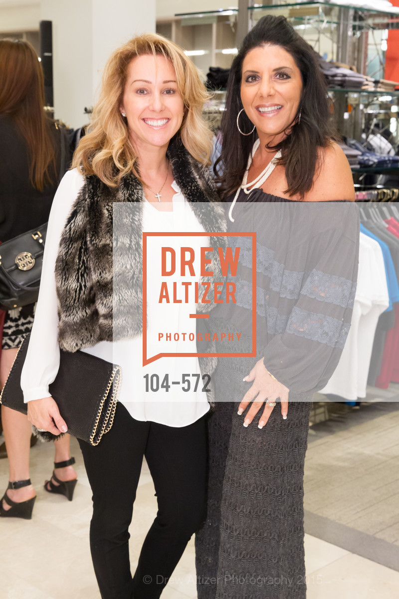 Melissa Kress, Sandy Dudum Bennett, Neiman Marcus Walnut Creek welcomes neighbors ROOFTOP and Teleferic Barcelona, Neiman Marcus. 1000 South Main Street, November 20th, 2015, Photo #104-572 Melissa Kress, Sandy Dudum Bennett, Photo #104-572
