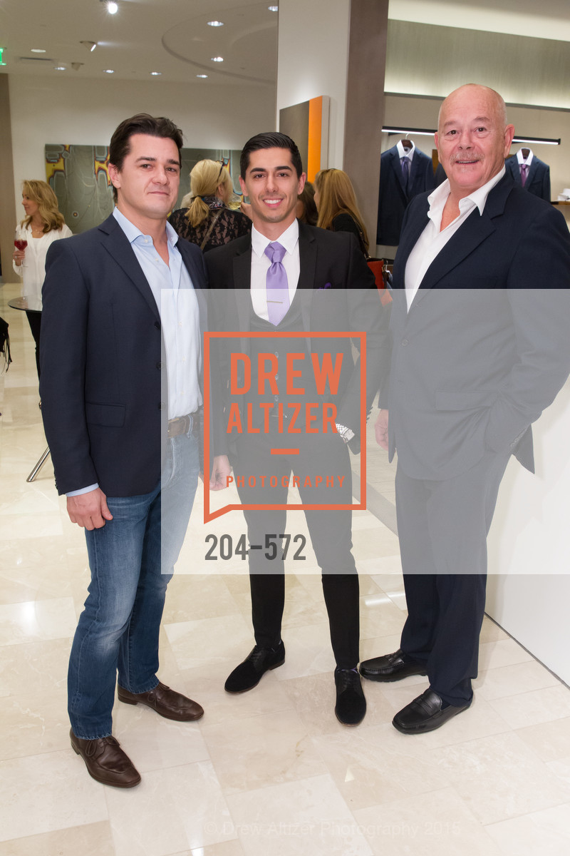Daniel Cassano, Giovanni Rigano, Claudio Ricciolini, Neiman Marcus Walnut Creek welcomes neighbors ROOFTOP and Teleferic Barcelona, Neiman Marcus. 1000 South Main Street, November 20th, 2015, Photo #204-572 Daniel Cassano, Giovanni Rigano, Claudio Ricciolini, Photo #204-572