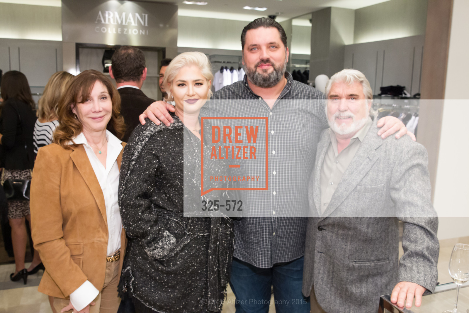 Silvia Prieto, Emily Dumitrescu, Constantine Dumitrescu, Roger Prieto, Neiman Marcus Walnut Creek welcomes neighbors ROOFTOP and Teleferic Barcelona, Neiman Marcus. 1000 South Main Street, November 20th, 2015, Photo #325-572 Silvia Prieto, Emily Dumitrescu, Constantine Dumitrescu, Roger Prieto, Photo #325-572