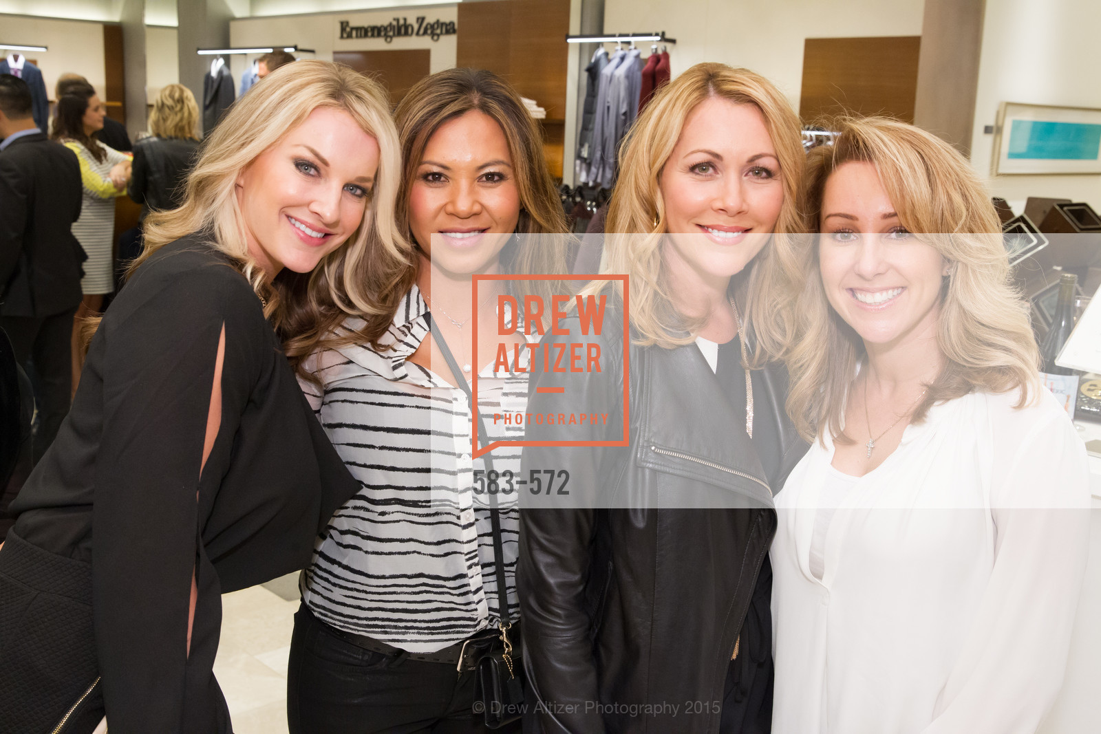 Sandra Crepe, Pang Bajana, Rebecca Miller, Melissa Kress, Neiman Marcus Walnut Creek welcomes neighbors ROOFTOP and Teleferic Barcelona, Neiman Marcus. 1000 South Main Street, November 20th, 2015, Photo #583-572 Sandra Crepe, Pang Bajana, Rebecca Miller, Melissa Kress, Photo #583-572