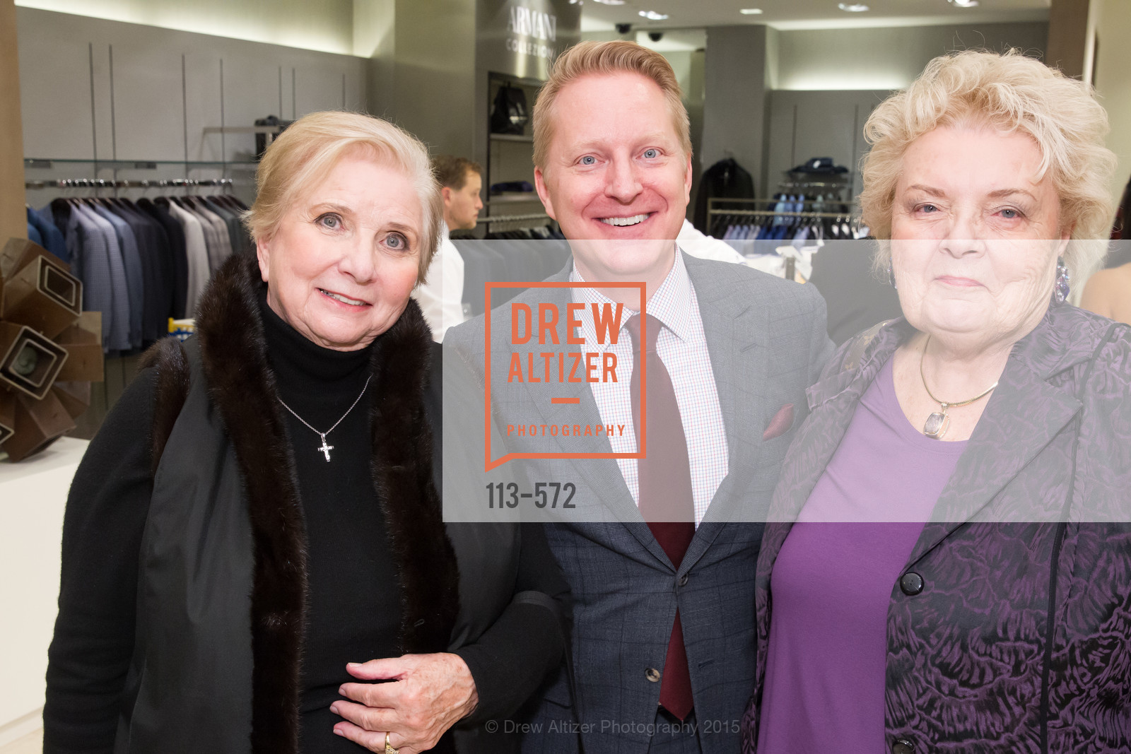 Betty Ann Rock, Jamie Broadhurst, Pat Stull, Neiman Marcus Walnut Creek welcomes neighbors ROOFTOP and Teleferic Barcelona, Neiman Marcus. 1000 South Main Street, November 20th, 2015