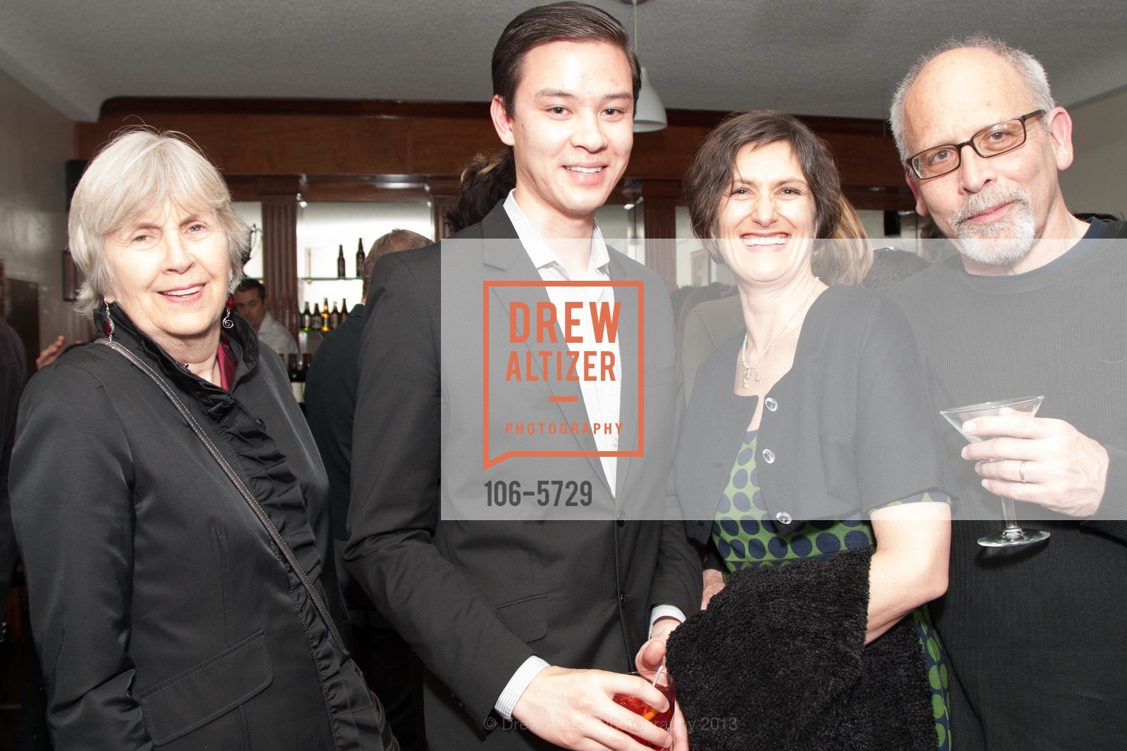 Karen Larsen, Vince Johnson, Tracey Bigelow, Elliot Lavine, ROXIE Benefit at The Verdi Club, US, May 29th, 2013, Photo #106-5729 Karen Larsen, Vince Johnson, Tracey Bigelow, Elliot Lavine, Photo #106-5729