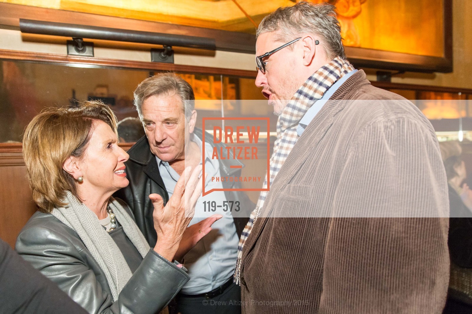 Nancy Pelosi, Paul Pelosi, Adam McKay, Photo #119-573