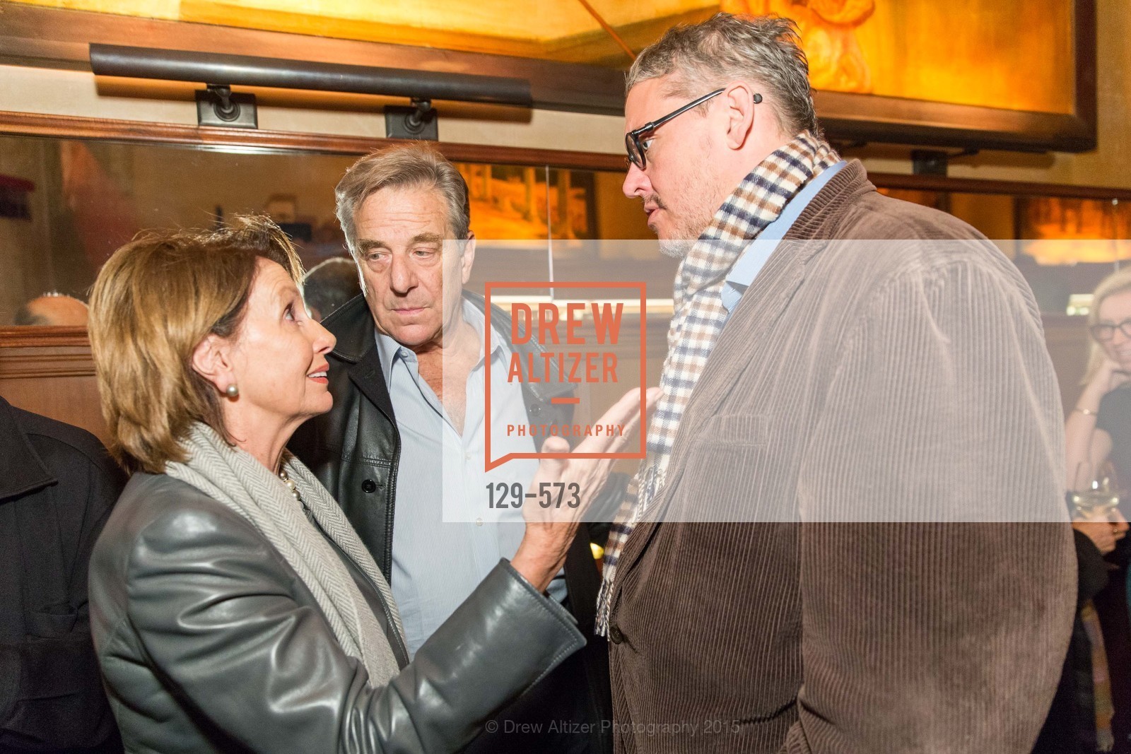 Nancy Pelosi, Paul Pelosi, Adam McKay, Photo #129-573