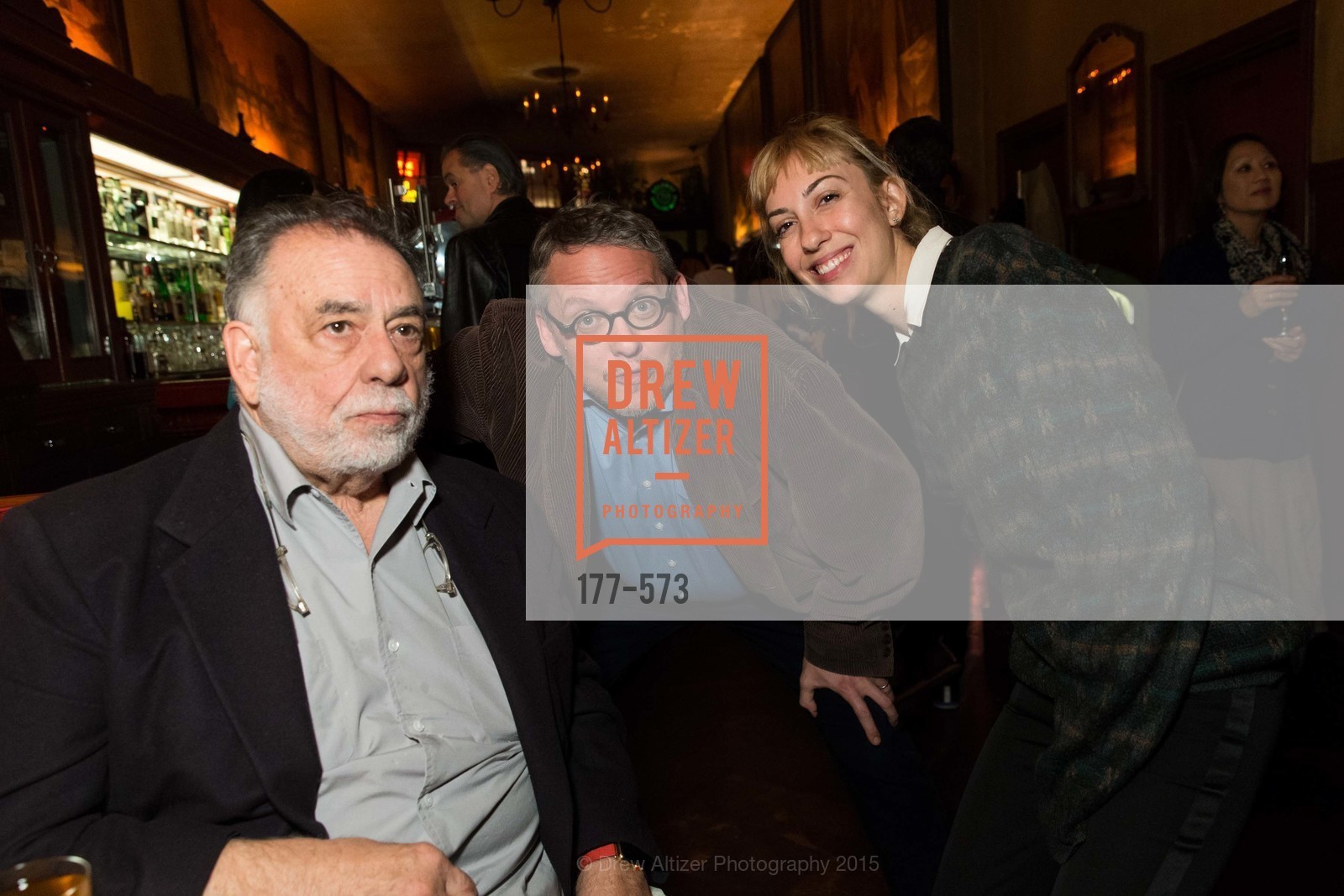 Francis Ford Coppola, Adam McKay, Gia Coppola, The Big Short screening afterparty at Tosca, Tosca. 242 Columbus Ave, November 20th, 2015,Drew Altizer, Drew Altizer Photography, full-service agency, private events, San Francisco photographer, photographer california