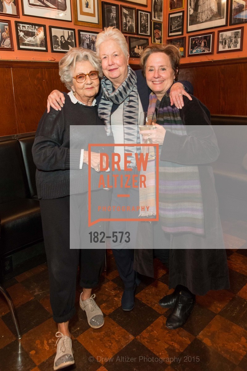 Jeanette Etheredge, Eleanor Coppola, Alice Waters, The Big Short screening afterparty at Tosca, Tosca. 242 Columbus Ave, November 20th, 2015, Photo #182-573 Jeanette Etheredge, Eleanor Coppola, Alice Waters, Photo #182-573
