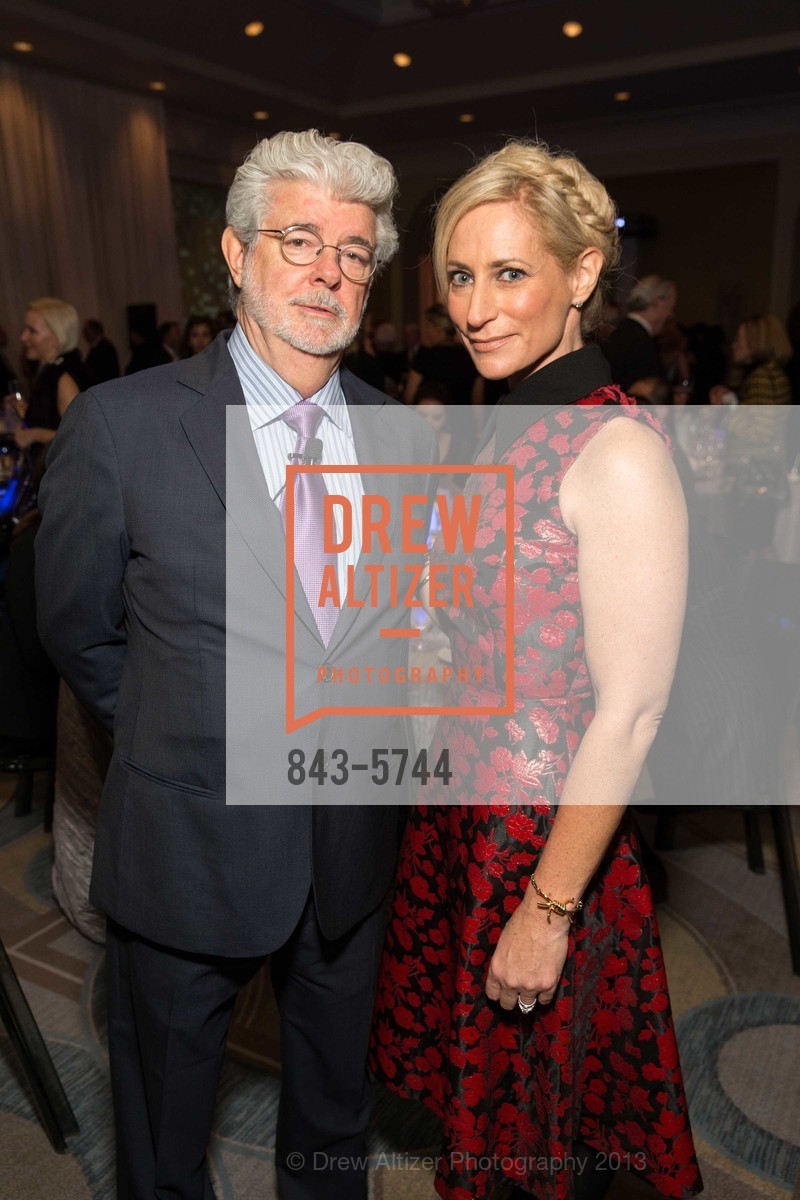 George Lucas, Joni Binder Shwarts, SFMoMA 2013 Bay Area Treasure Honoring GEORGE LUCAS, US, October 24th, 2013, Photo #843-5744 George Lucas, Joni Binder Shwarts, Photo #843-5744