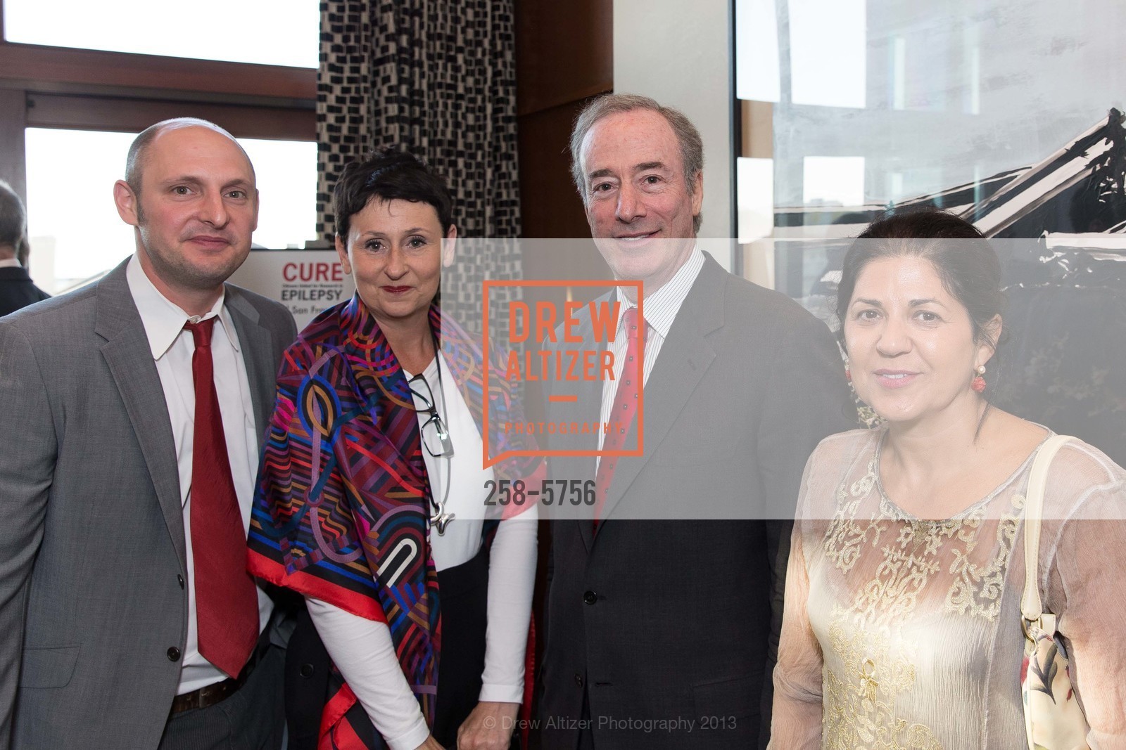 Aaron Jacobson, Lynn Zydowsky, Joel Marcus, Roberta Cilio, 2013 CURE Benefit, US, May 31st, 2013, Photo #258-5756 Aaron Jacobson, Lynn Zydowsky, Joel Marcus, Roberta Cilio, Photo #258-5756