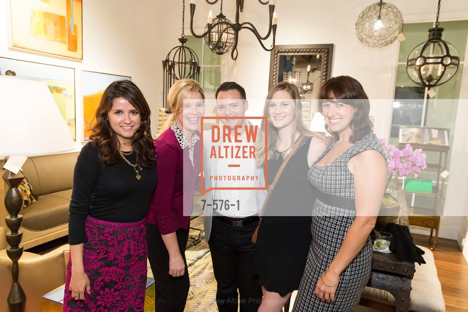 Pamela Lastiri, Barbara Acord, Erin Bujak, Janell Johnson, Sarah Puls, SF FALL ANTIQUES SHOW Designer's Circle Cocktail Party at HEWN, US, Photo #7-576-1 Pamela Lastiri, Barbara Acord, Erin Bujak, Janell Johnson, Sarah Puls, Photo #7-576-1