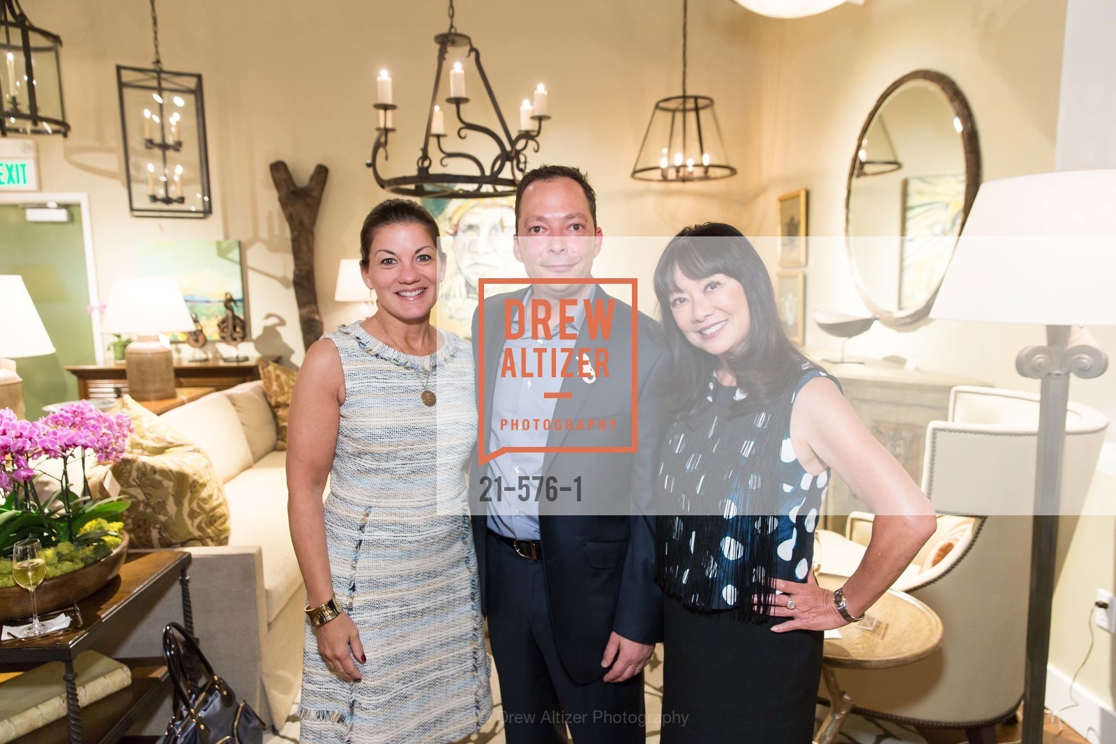 Allison Caccoma, Peter West, Rhonda Hirata, SF FALL ANTIQUES SHOW Designer's Circle Cocktail Party at HEWN, US, September 23rd, 2014,Drew Altizer, Drew Altizer Photography, full-service agency, private events, San Francisco photographer, photographer california