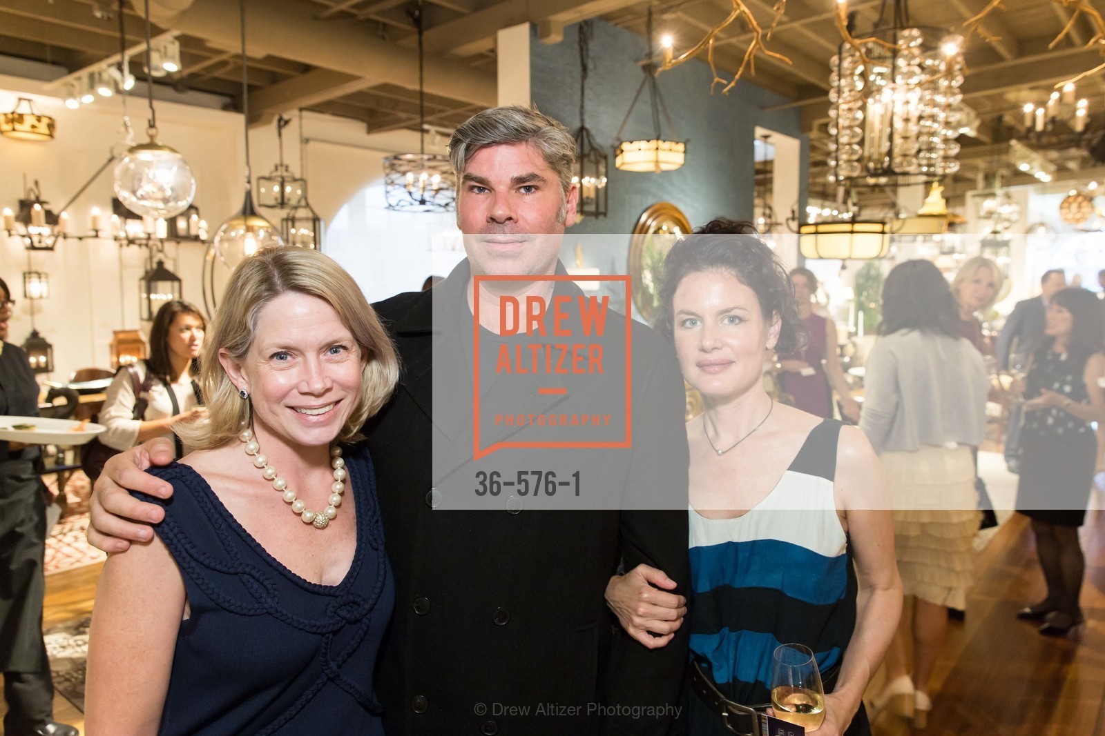 Ariane Trimuschat, Matthew Turner, Katherine Jacobus, SF FALL ANTIQUES SHOW Designer's Circle Cocktail Party at HEWN, US, September 23rd, 2014,Drew Altizer, Drew Altizer Photography, full-service agency, private events, San Francisco photographer, photographer california