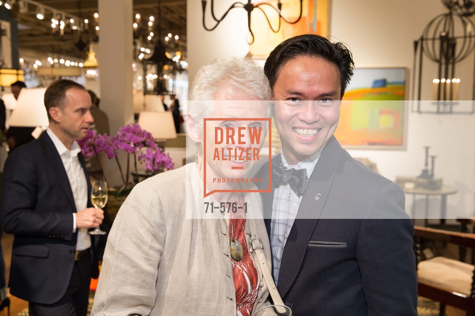 Pat Lamarre, Jonathan Rachman, SF FALL ANTIQUES SHOW Designer's Circle Cocktail Party at HEWN, US, September 23rd, 2014,Drew Altizer, Drew Altizer Photography, full-service agency, private events, San Francisco photographer, photographer california