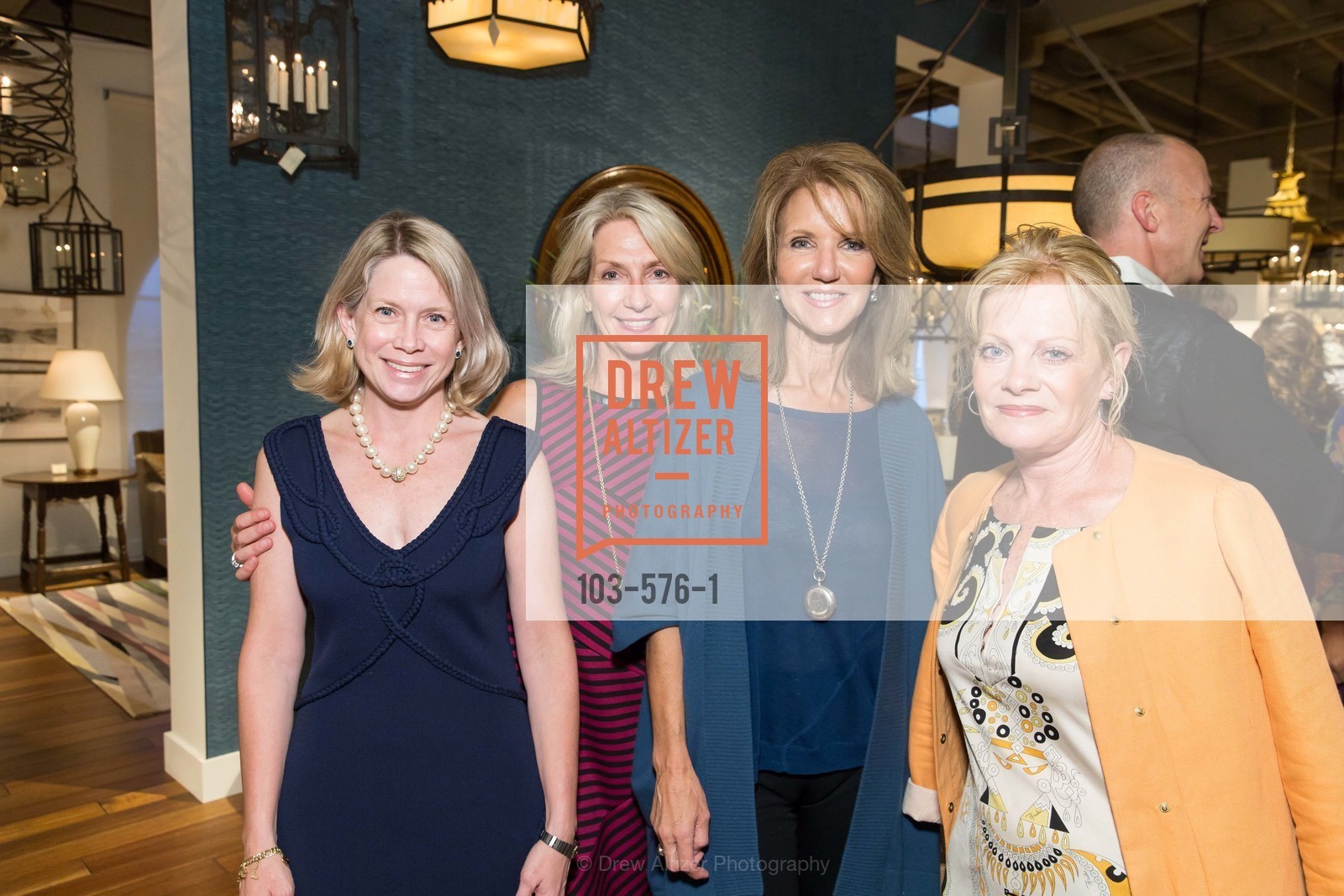 Ariane Trimuschat, Kathy Best, Linden Murphy, Allison Carlson, SF FALL ANTIQUES SHOW Designer's Circle Cocktail Party at HEWN, US, Photo #103-576-1 Ariane Trimuschat, Kathy Best, Linden Murphy, Allison Carlson, Photo #103-576-1