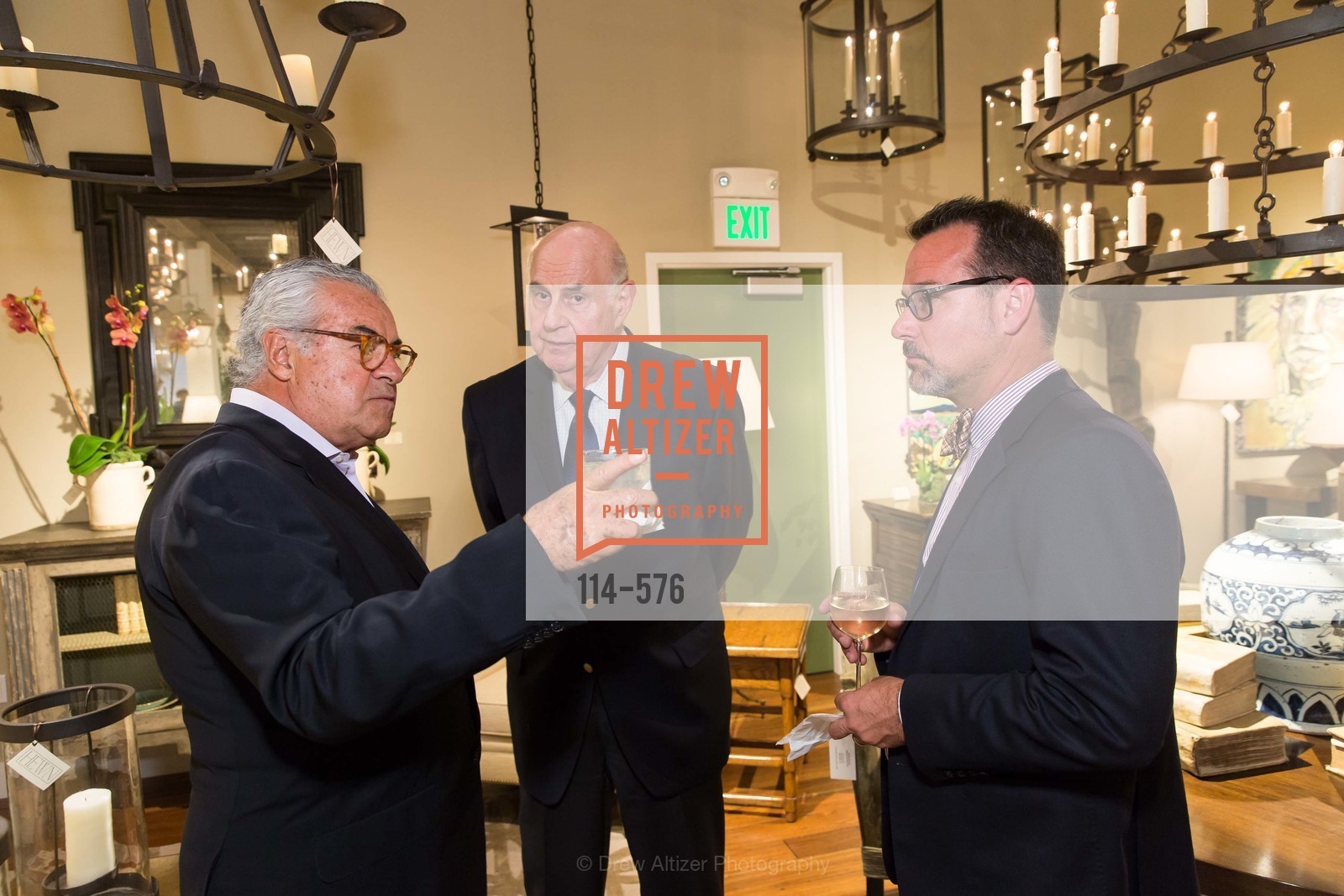Alphonso Marina, Bob Fernbacher, John Cattich, SF FALL ANTIQUES SHOW Designer's Circle Cocktail Party at HEWN, US, September 23rd, 2014,Drew Altizer, Drew Altizer Photography, full-service agency, private events, San Francisco photographer, photographer california