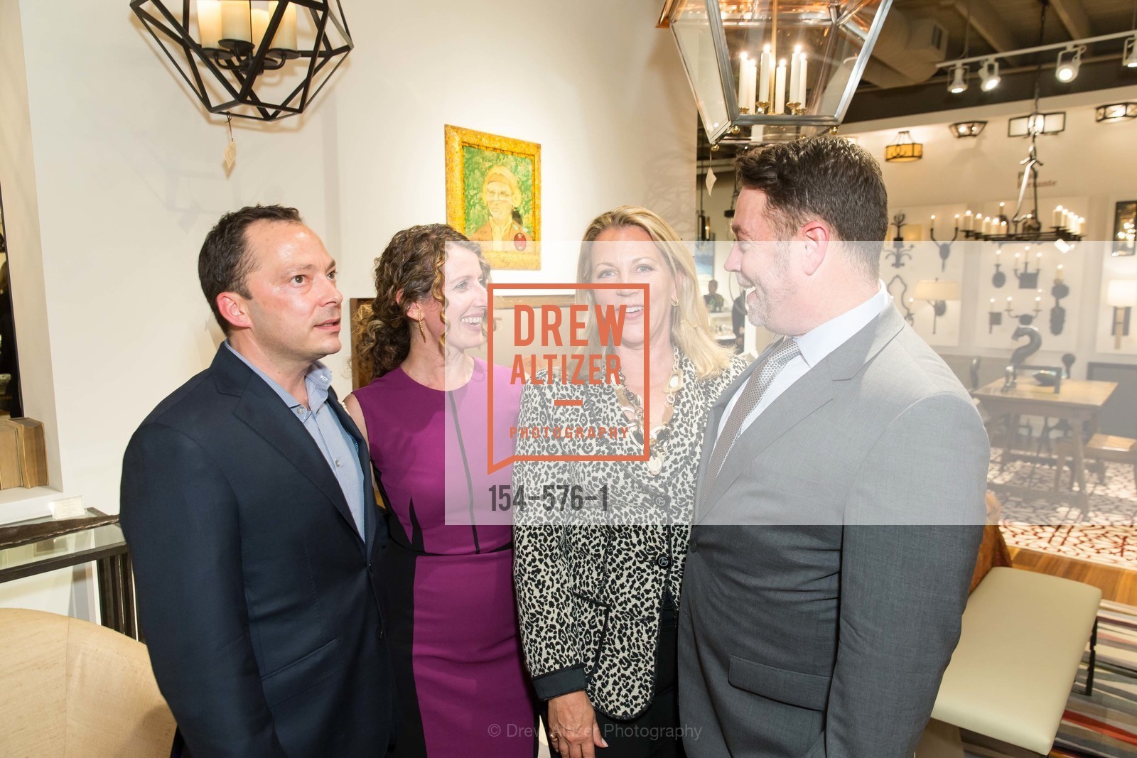 Peter West, Kathleen Navarra, Suzanne Tucker, Jeff Holt, SF FALL ANTIQUES SHOW Designer's Circle Cocktail Party at HEWN, US, September 23rd, 2014,Drew Altizer, Drew Altizer Photography, full-service agency, private events, San Francisco photographer, photographer california