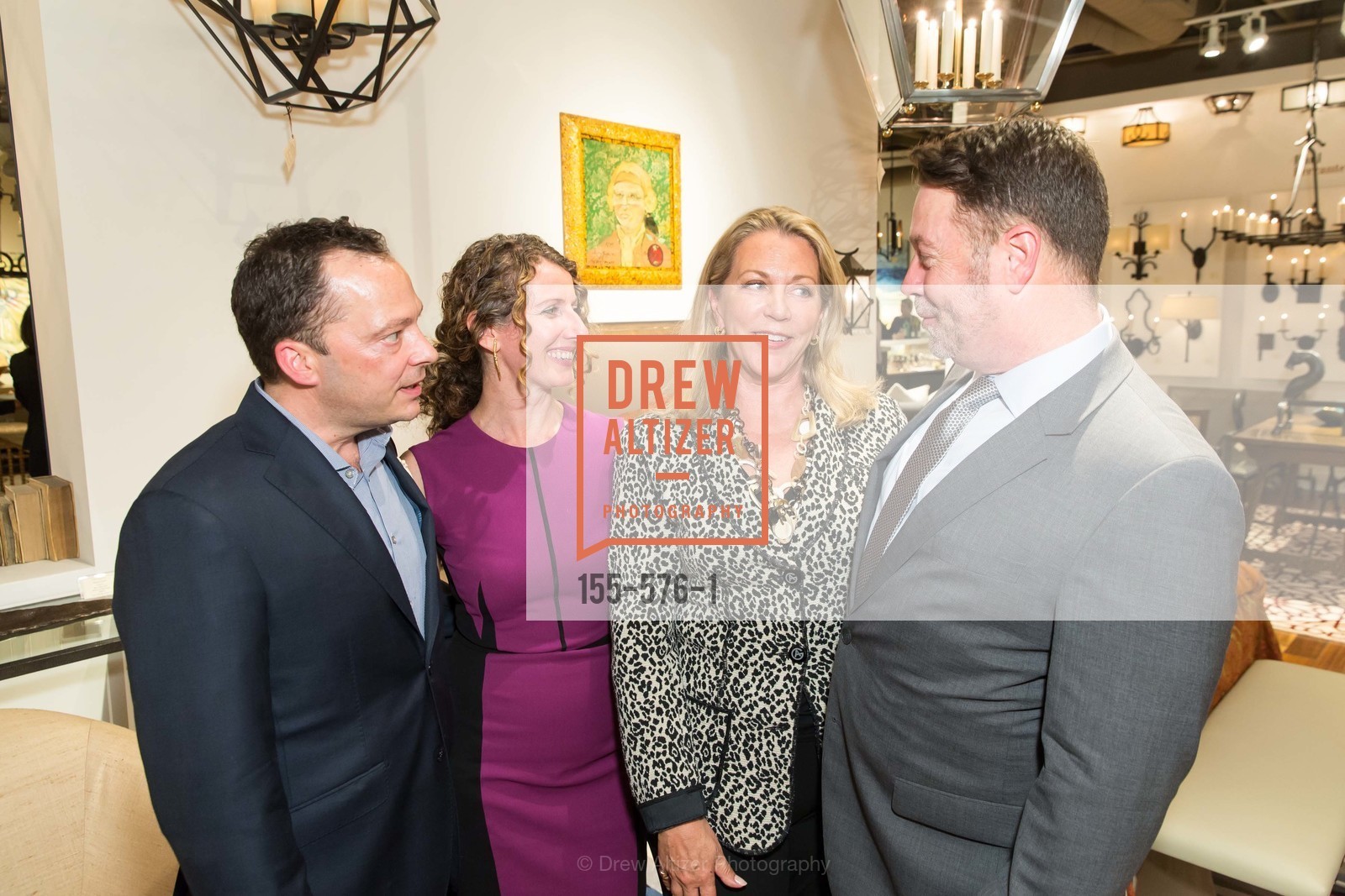 Peter West, Kathleen Navarra, Suzanne Tucker, Jeff Holt, SF FALL ANTIQUES SHOW Designer's Circle Cocktail Party at HEWN, US, September 23rd, 2014,Drew Altizer, Drew Altizer Photography, full-service agency, private events, San Francisco photographer, photographer california
