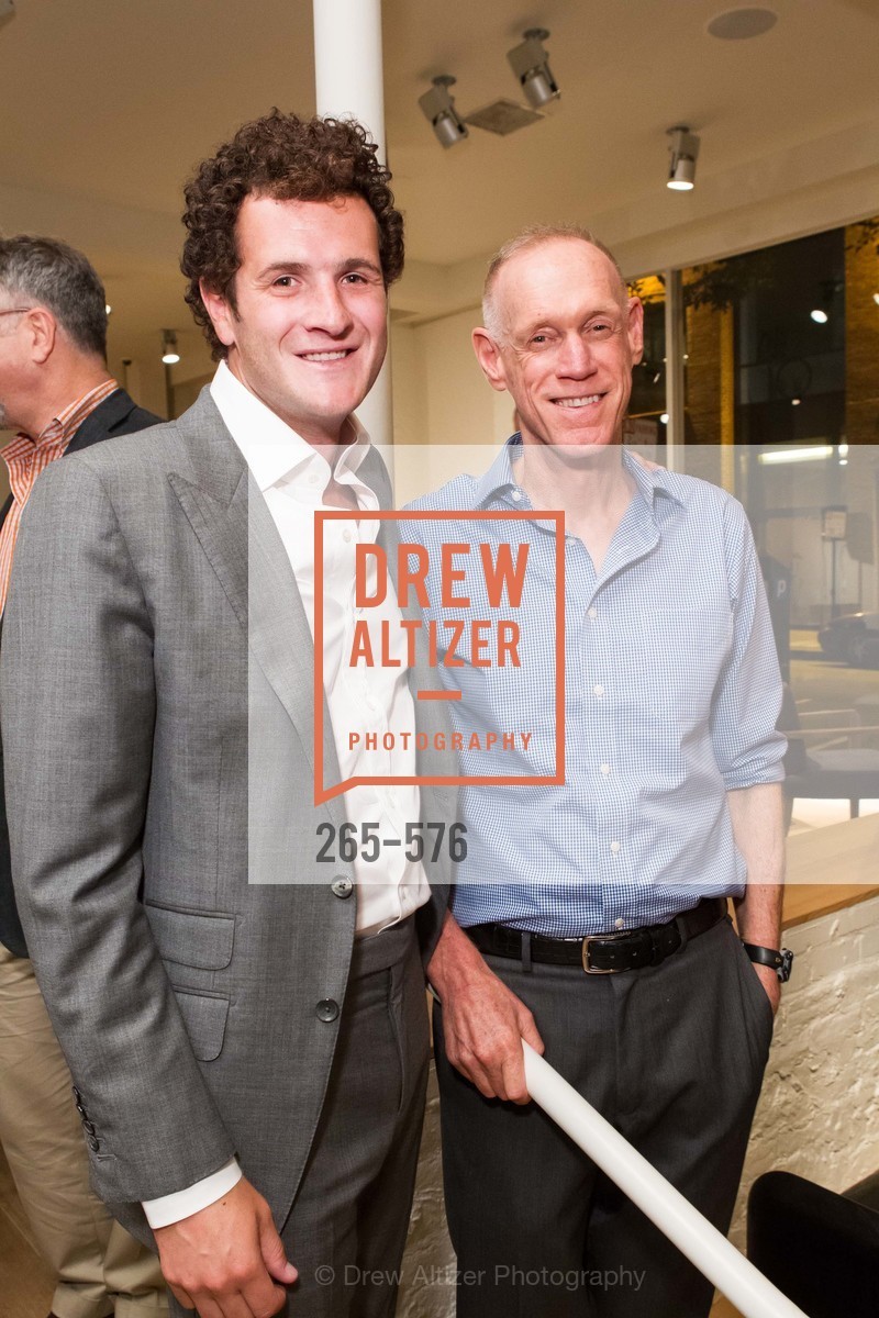 Brandon Shorenstein, Tom Kelley, SF FALL ANTIQUES SHOW Designer's Circle Cocktail Party at HEWN, US, Photo #265-576 Brandon Shorenstein, Tom Kelley, Photo #265-576