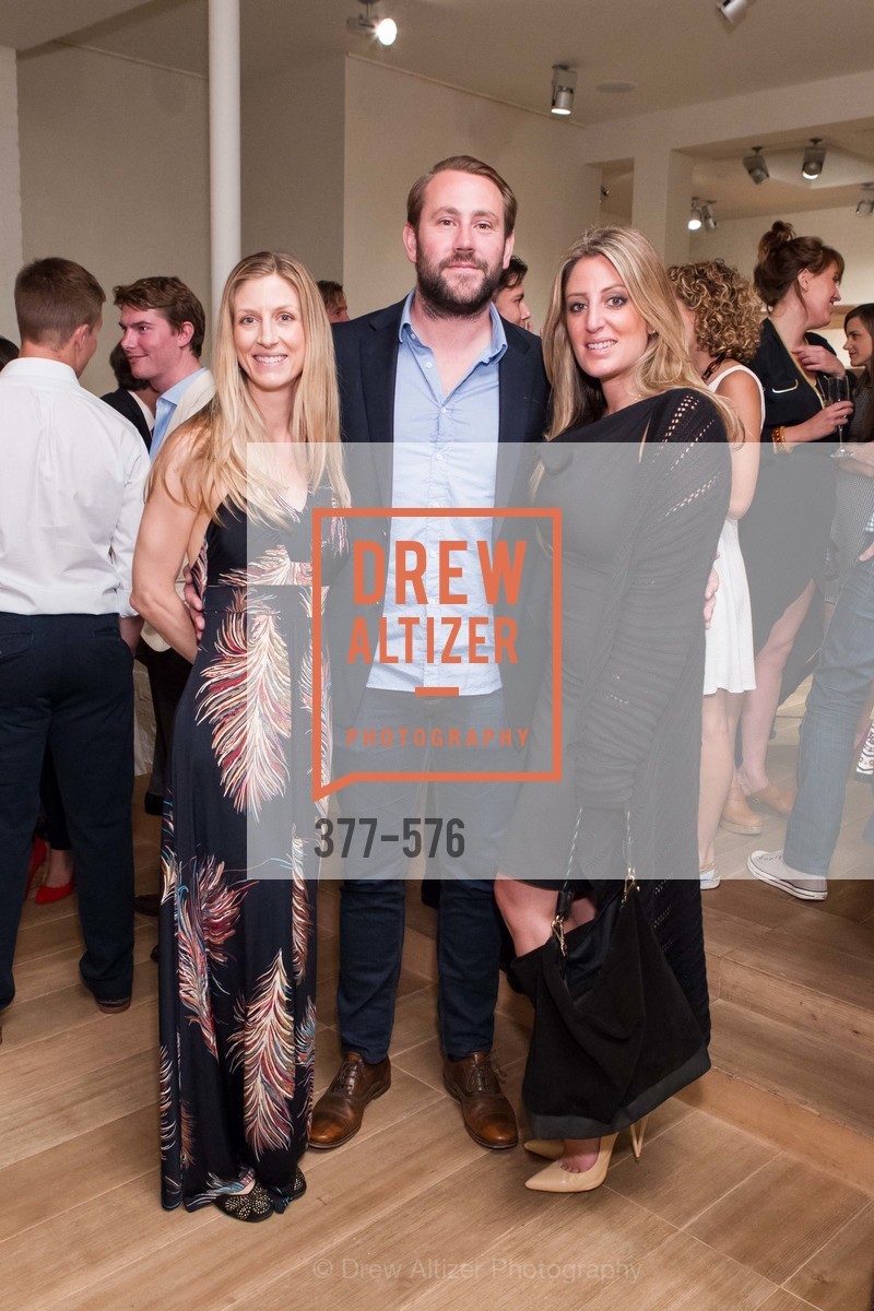 Elyssa Douroux, Clint Miller, Parisa O'Connell, SF FALL ANTIQUES SHOW Designer's Circle Cocktail Party at HEWN, US, September 23rd, 2014