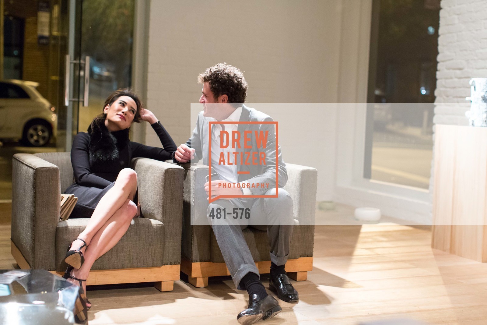 Jane Yu, Brandon Shorenstein, SF FALL ANTIQUES SHOW Designer's Circle Cocktail Party at HEWN, US, September 23rd, 2014,Drew Altizer, Drew Altizer Photography, full-service agency, private events, San Francisco photographer, photographer california