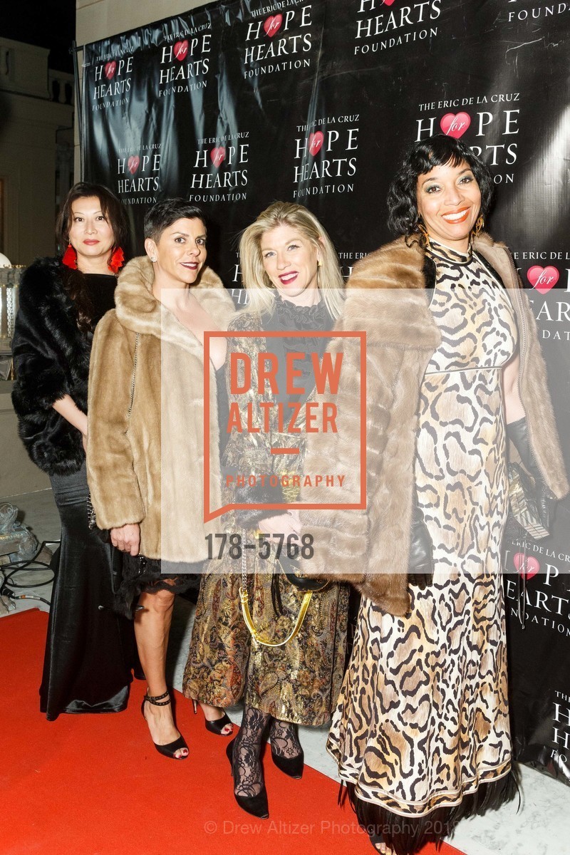 Julia Shay, Chastity Garcia, Tanya Redante, Robin Beadle, Hope for Hearts Foundation Gilded Hearts Benefit 2018, Le Petit Trianon. 3800 Washington Street, February 24th, 2018, Photo #178-5768 Julia Shay, Chastity Garcia, Tanya Redante, Robin Beadle, Photo #178-5768