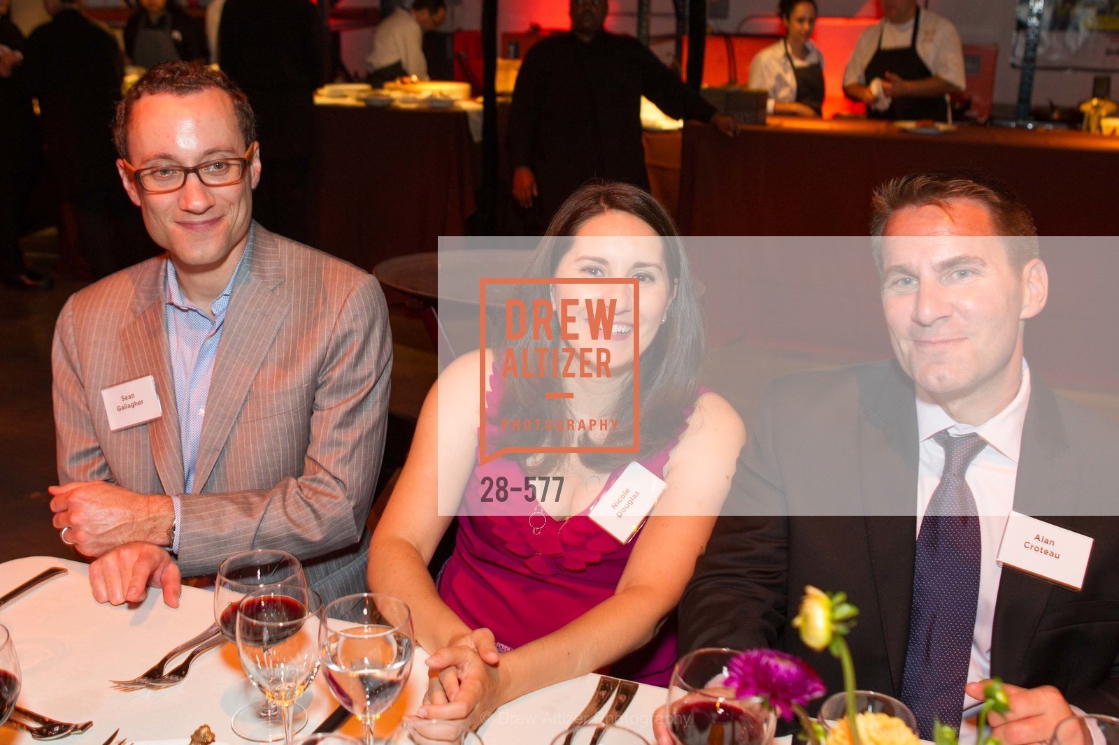 Sean Gallagher, Nicole Douglas, Alan Croteau, SF-MARIN FOOD BANK One Big Table Gala, US, September 27th, 2014,Drew Altizer, Drew Altizer Photography, full-service agency, private events, San Francisco photographer, photographer california