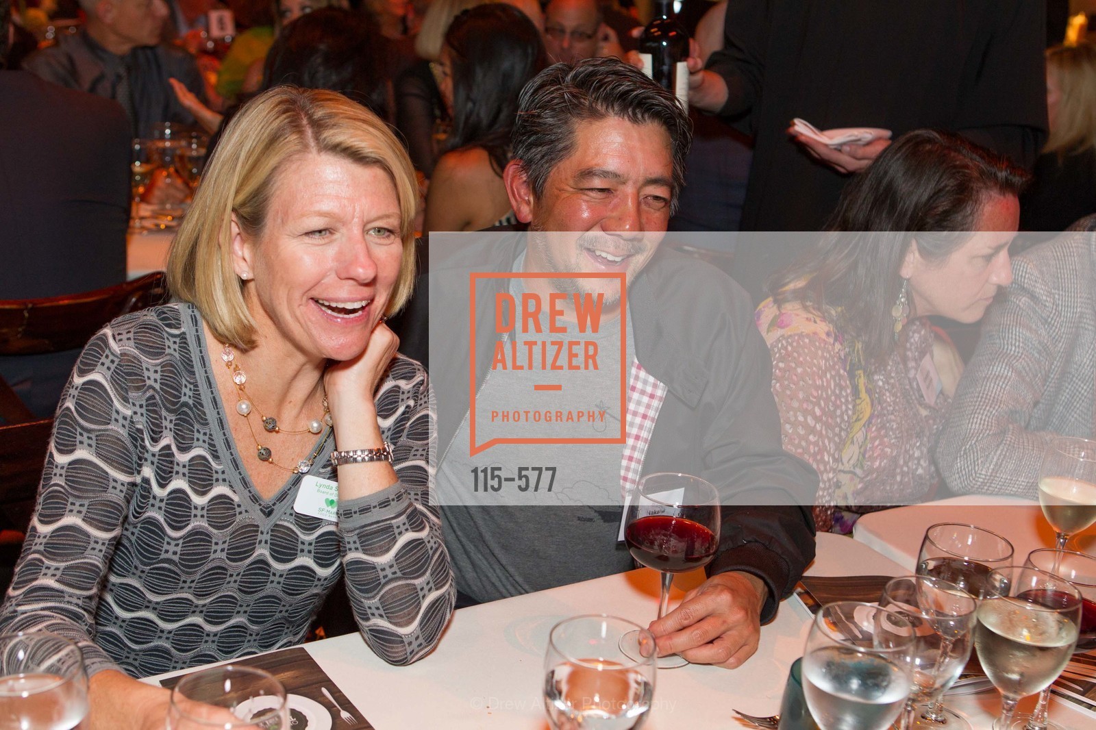 Lynda Sullivan, Paul Nakara, SF-MARIN FOOD BANK One Big Table Gala, US, Photo #115-577 Lynda Sullivan, Paul Nakara, Photo #115-577