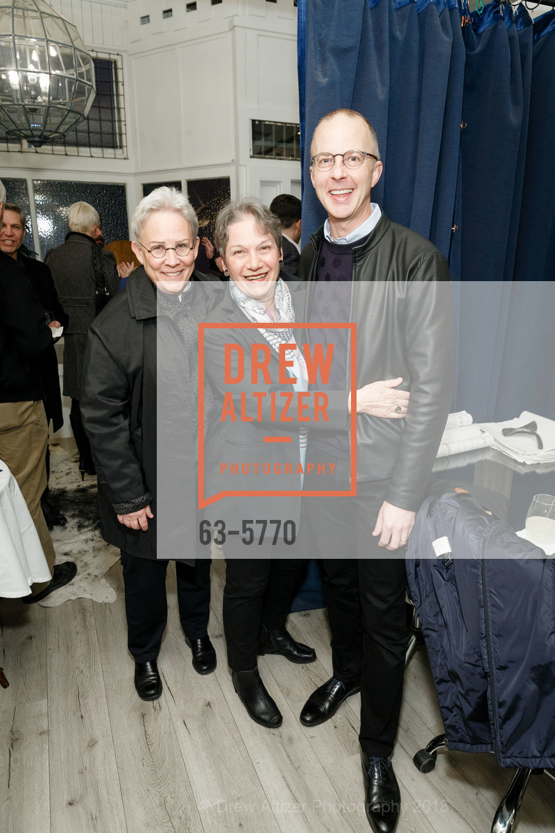 Dee Burns, Johanna Spilman, David Bjorngaard, Mark Leno Fundraising Cocktail Party, Zeterre Landscape Architecture. 1171 Folsom St., San Francisco, CA 91711, February 26th, 2018, Photo #63-5770 Dee Burns, Johanna Spilman, David Bjorngaard, Photo #63-5770