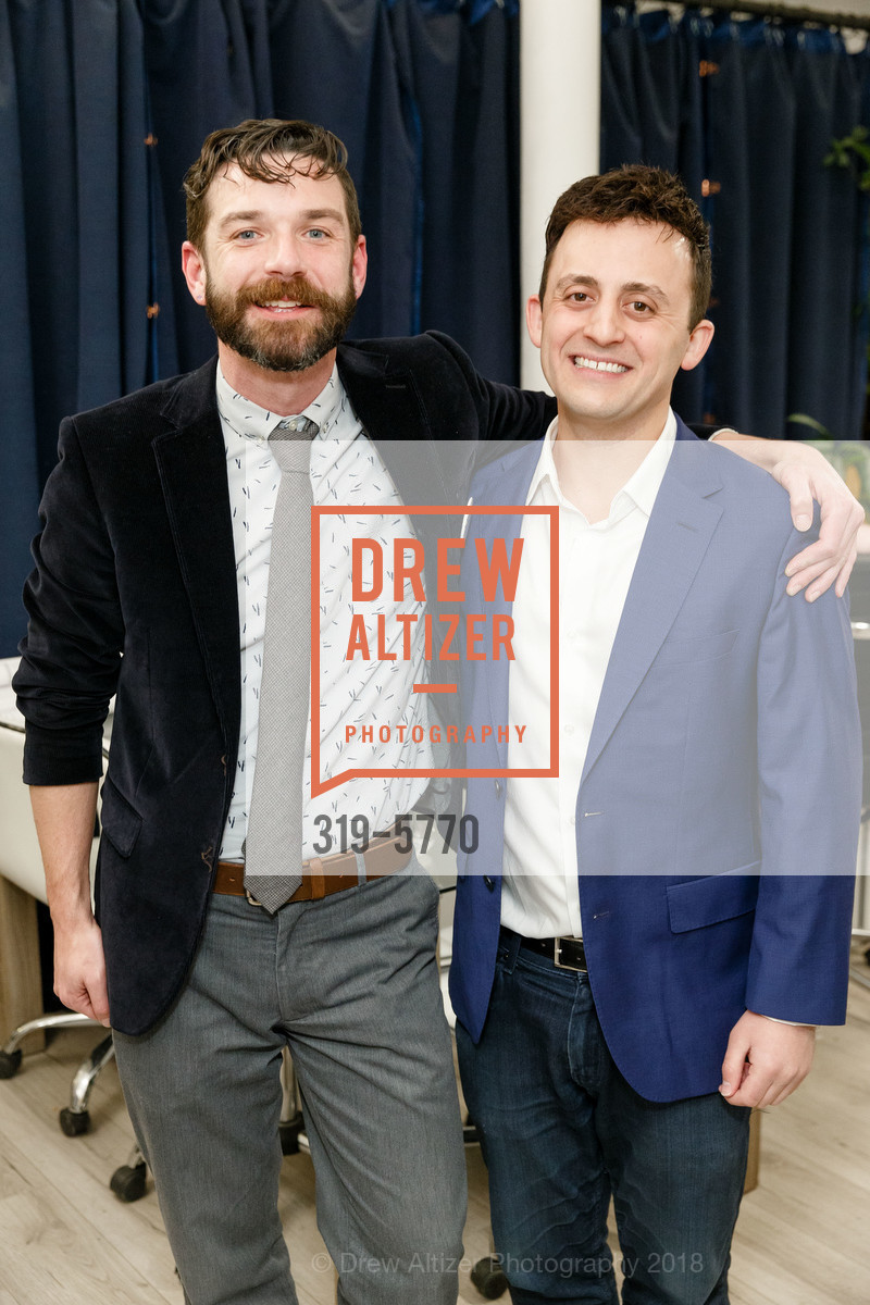 Brenden Shucart, Joel Shooster, Mark Leno Fundraising Cocktail Party, Zeterre Landscape Architecture. 1171 Folsom St., San Francisco, CA 91711, February 26th, 2018, Photo #319-5770 Brenden Shucart, Joel Shooster, Photo #319-5770
