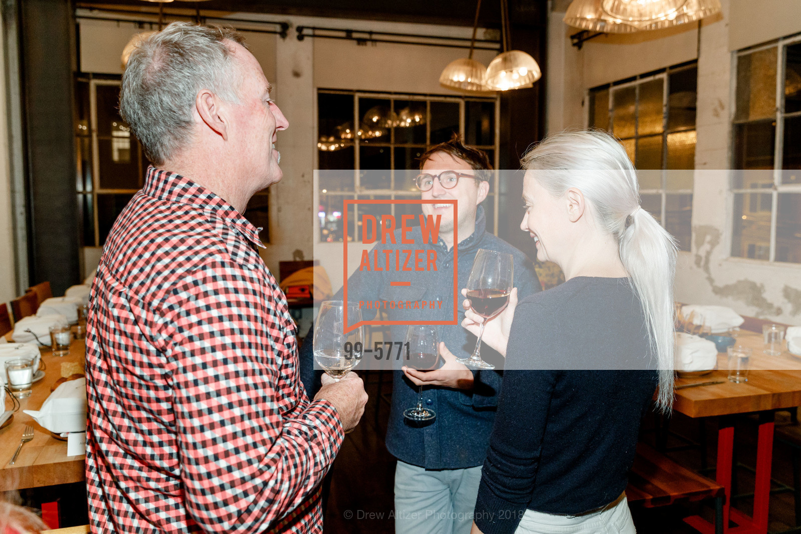 Zach Klein, Courtney Klein, Cuyana and Dwell Magazine for Marie Kondo Dinner, Central Kitchen. 3000 20th St, San Francisco, CA 94110, February 27th, 2018, Photo #99-5771 Zach Klein, Courtney Klein, Photo #99-5771