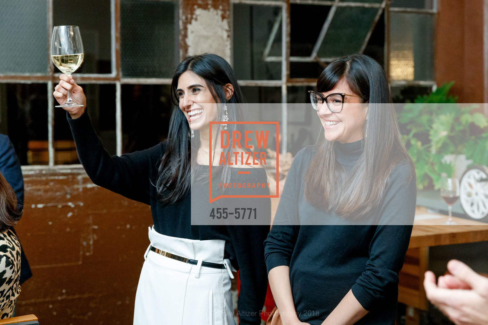 Shilpa Shah, Karla Gallardo, Cuyana and Dwell Magazine for Marie Kondo Dinner, Central Kitchen. 3000 20th St, San Francisco, CA 94110, February 27th, 2018, Photo #455-5771 Shilpa Shah, Karla Gallardo, Photo #455-5771
