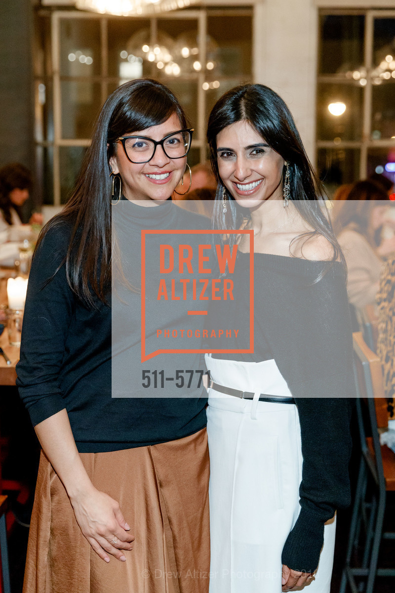Karla Gallardo, Shilpa Shah, Cuyana and Dwell Magazine for Marie Kondo Dinner, Central Kitchen. 3000 20th St, San Francisco, CA 94110, February 27th, 2018, Photo #511-5771 Karla Gallardo, Shilpa Shah, Photo #511-5771