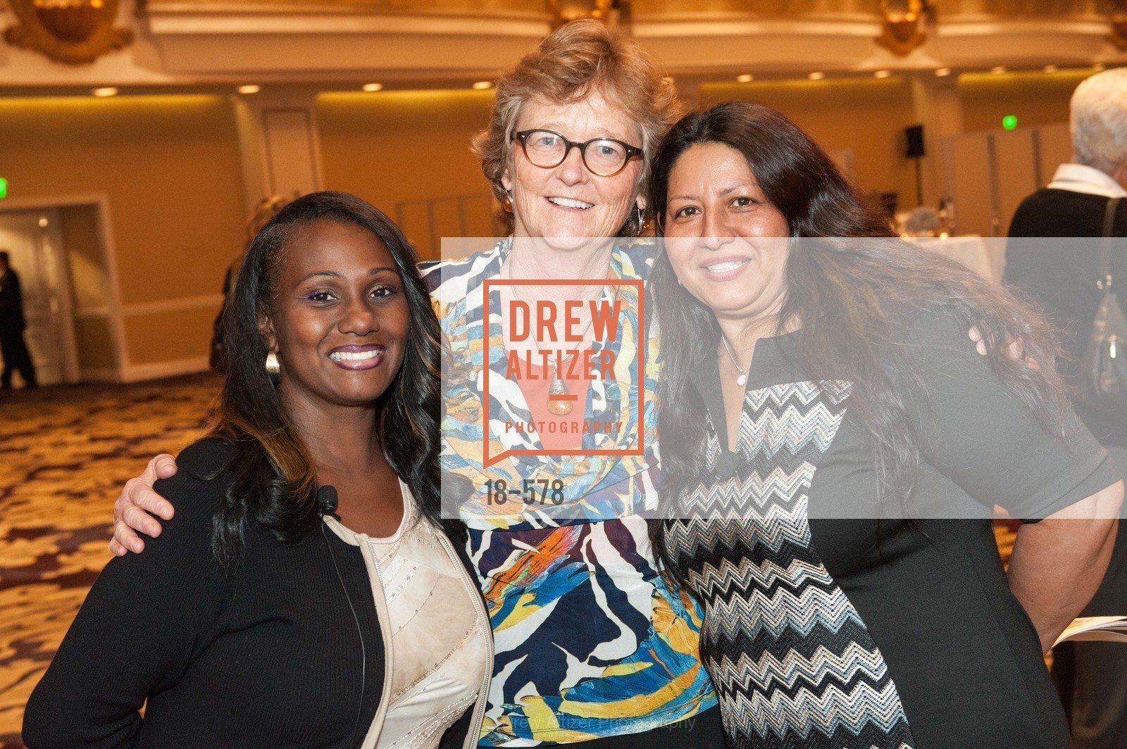 Carla Roberts, Martha Ryan, Sonya Batres, HOMELESS PRENATAL Annual Luncheon 2014, US, October 1st, 2014, Photo #18-578 Carla Roberts, Martha Ryan, Sonya Batres, Photo #18-578