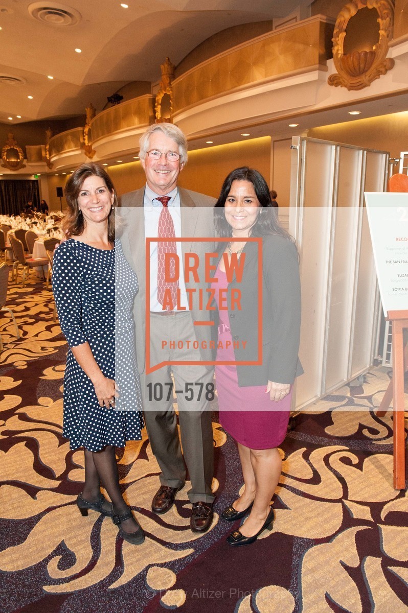 Tasia Neeve, John Fyfe, Sandra Henao, HOMELESS PRENATAL Annual Luncheon 2014, US, October 1st, 2014, Photo #107-578 Tasia Neeve, John Fyfe, Sandra Henao, Photo #107-578