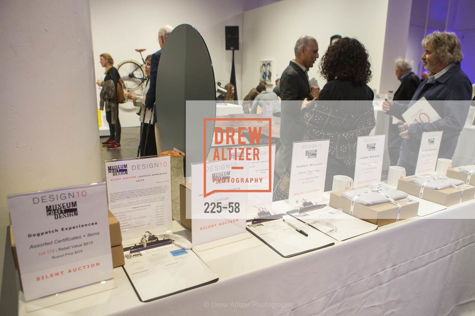 Atmosphere, Design10 Anniversary Auction Hosted by the Museum of Craft and Design, Museum of Craft and Design, April 24th, 2015,Drew Altizer, Drew Altizer Photography, full-service agency, private events, San Francisco photographer, photographer california