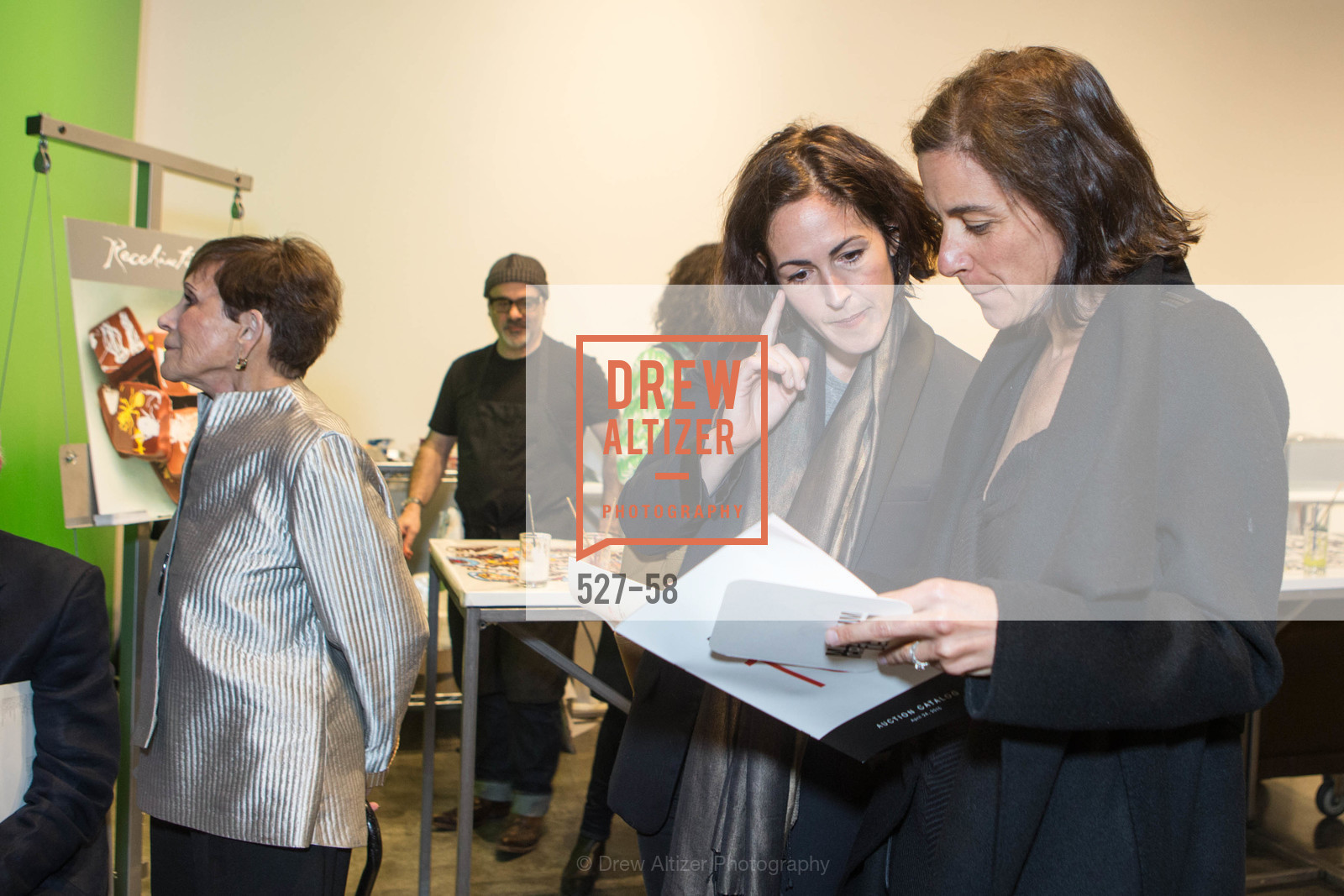 Wendy MacNaughton, Alison Ariess, Design10 Anniversary Auction Hosted by the Museum of Craft and Design, Museum of Craft and Design, April 24th, 2015,Drew Altizer, Drew Altizer Photography, full-service agency, private events, San Francisco photographer, photographer california
