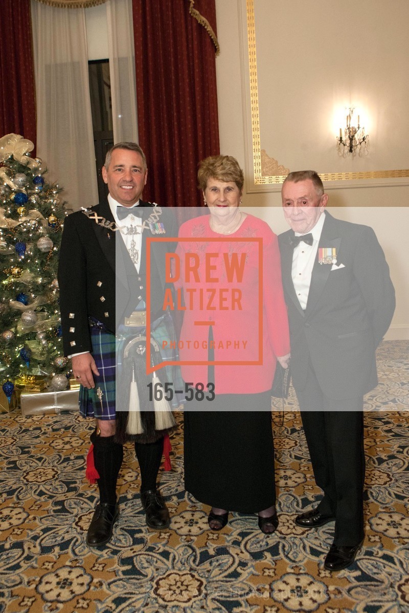 Jamie Koyil, Pamela Sweetman, Patrick Sweetman, St. Andrew's Society of San Francisco Annual Banquet and Ball 2015, Marines' Memorial Club & Hotel. 609 Sutter St, November 28th, 2015, Photo #165-583 Jamie Koyil, Pamela Sweetman, Patrick Sweetman, Photo #165-583